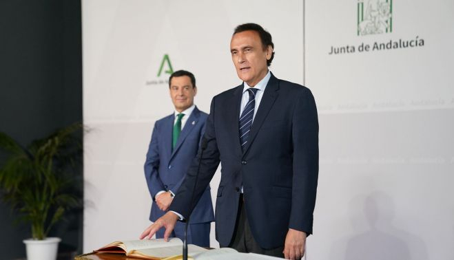  José Carlos Gómez Villamandos jurando como consejero.