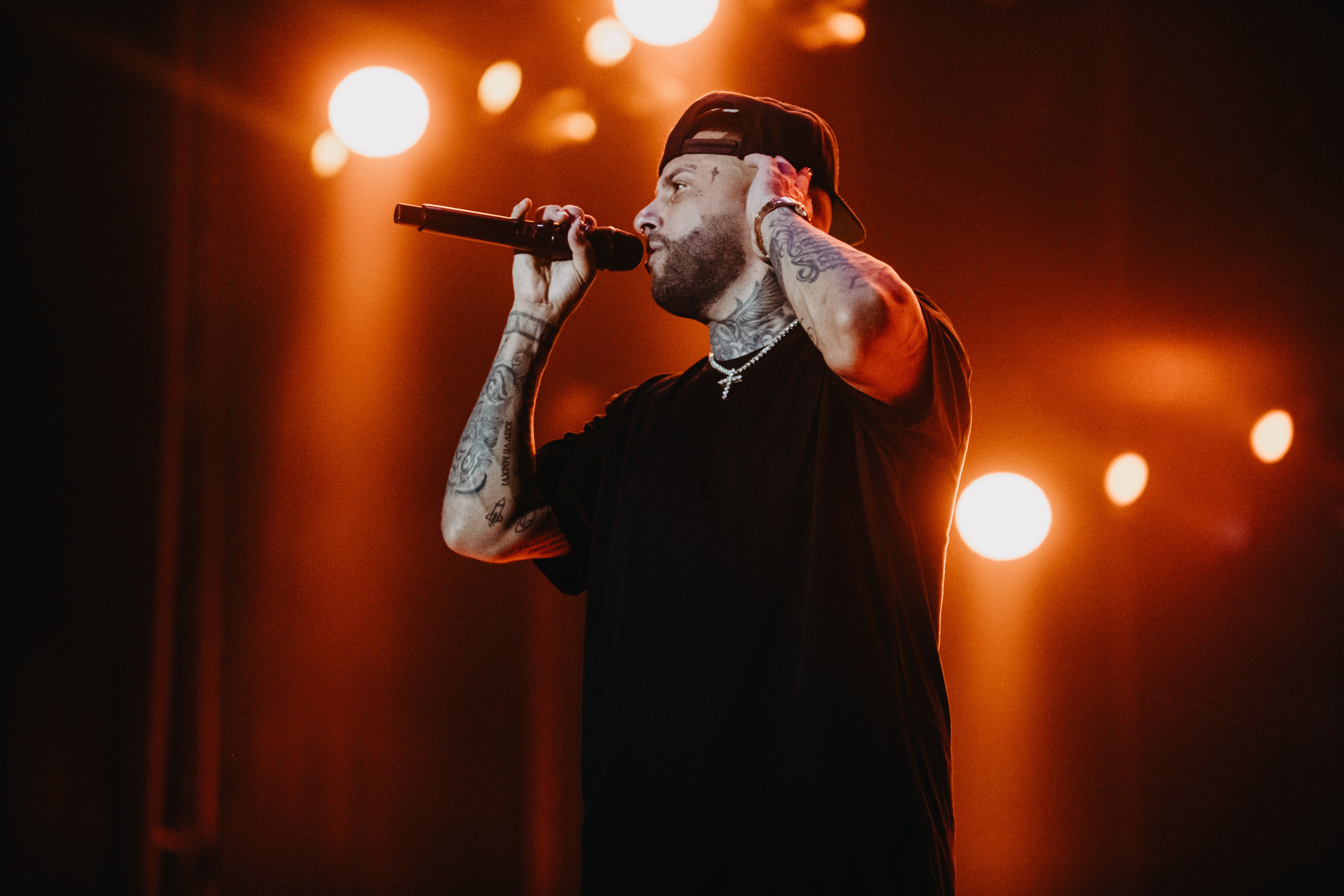 Nicky Jam durante su concierto.