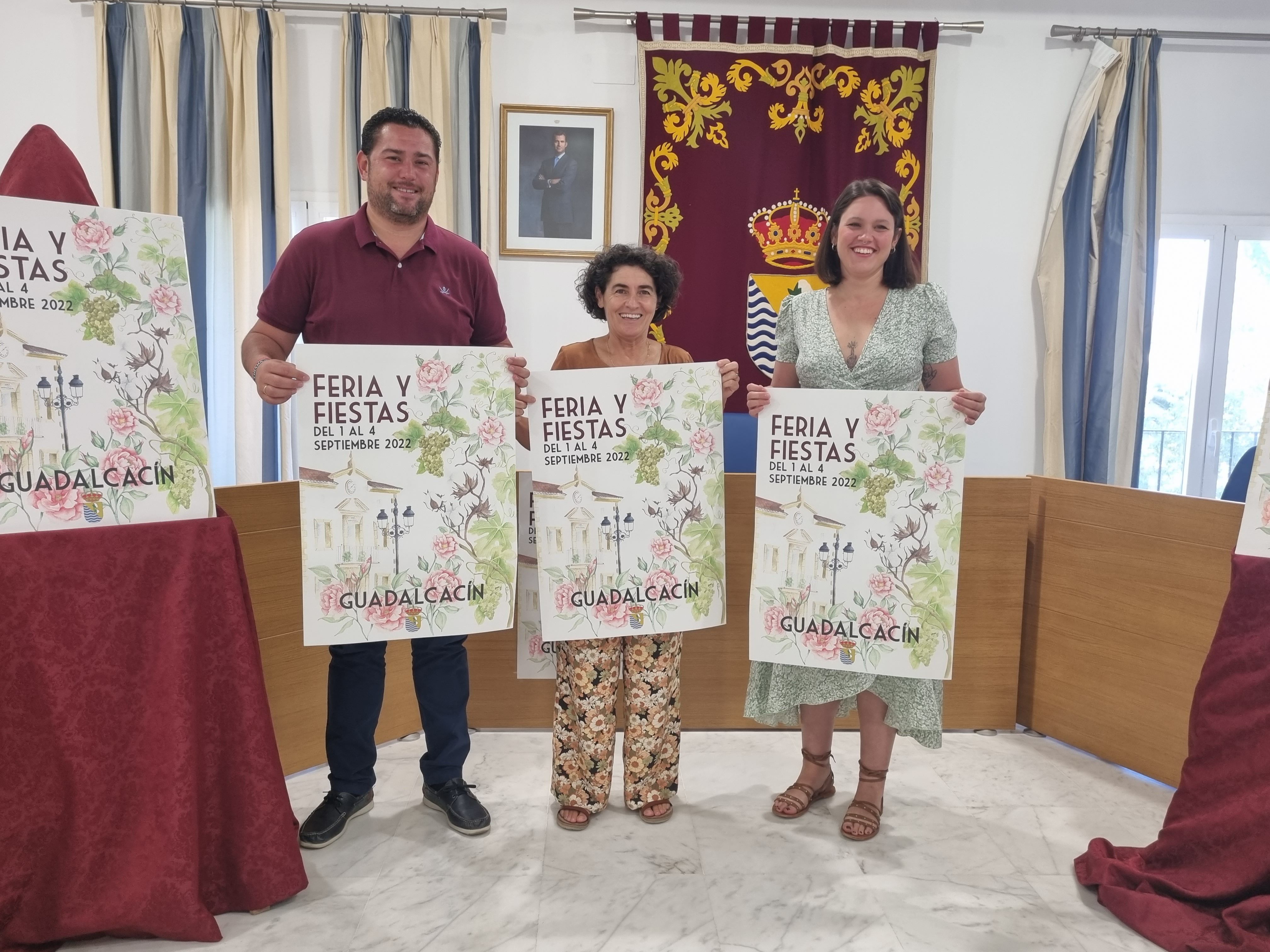 Imagen de la presentación del cartel para la Feria de Guadalcacín, que se celebrará del 1 al 4 de septiembre. Imagen de la presentación del cartel para la Feria de Guadalcacín, que se celebrará del 1 al 4 de septiembre.