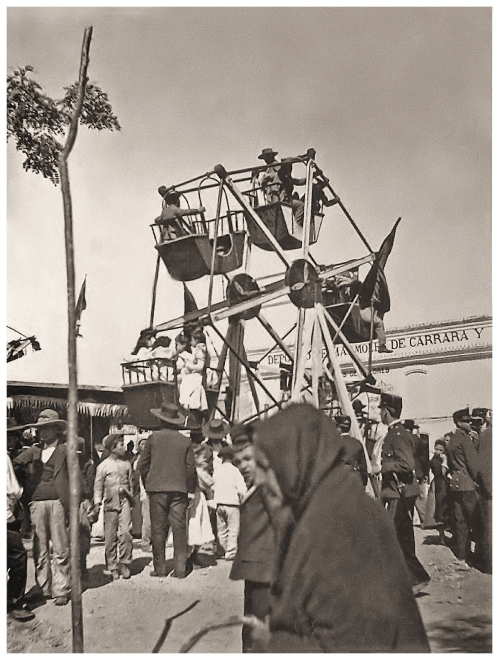 Atracción de feria de principios del siglo XX. Atracción de feria de principios del siglo XX.