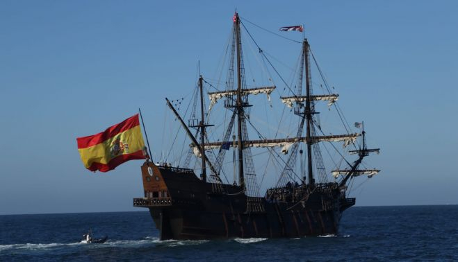 La nao Victoria es réplica del navío que realizó la Primera Vuelta al Mundo. ARMADA