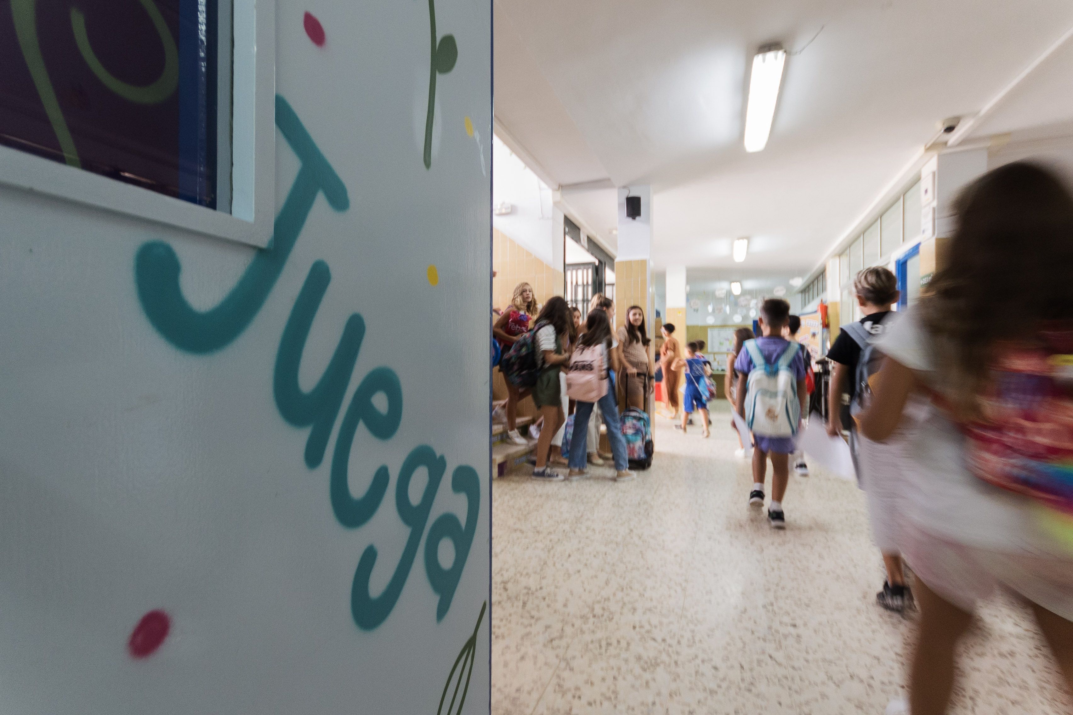 Una imagen de un colegio de Jerez en el inicio del curso 2022-2023 en Andalucía.