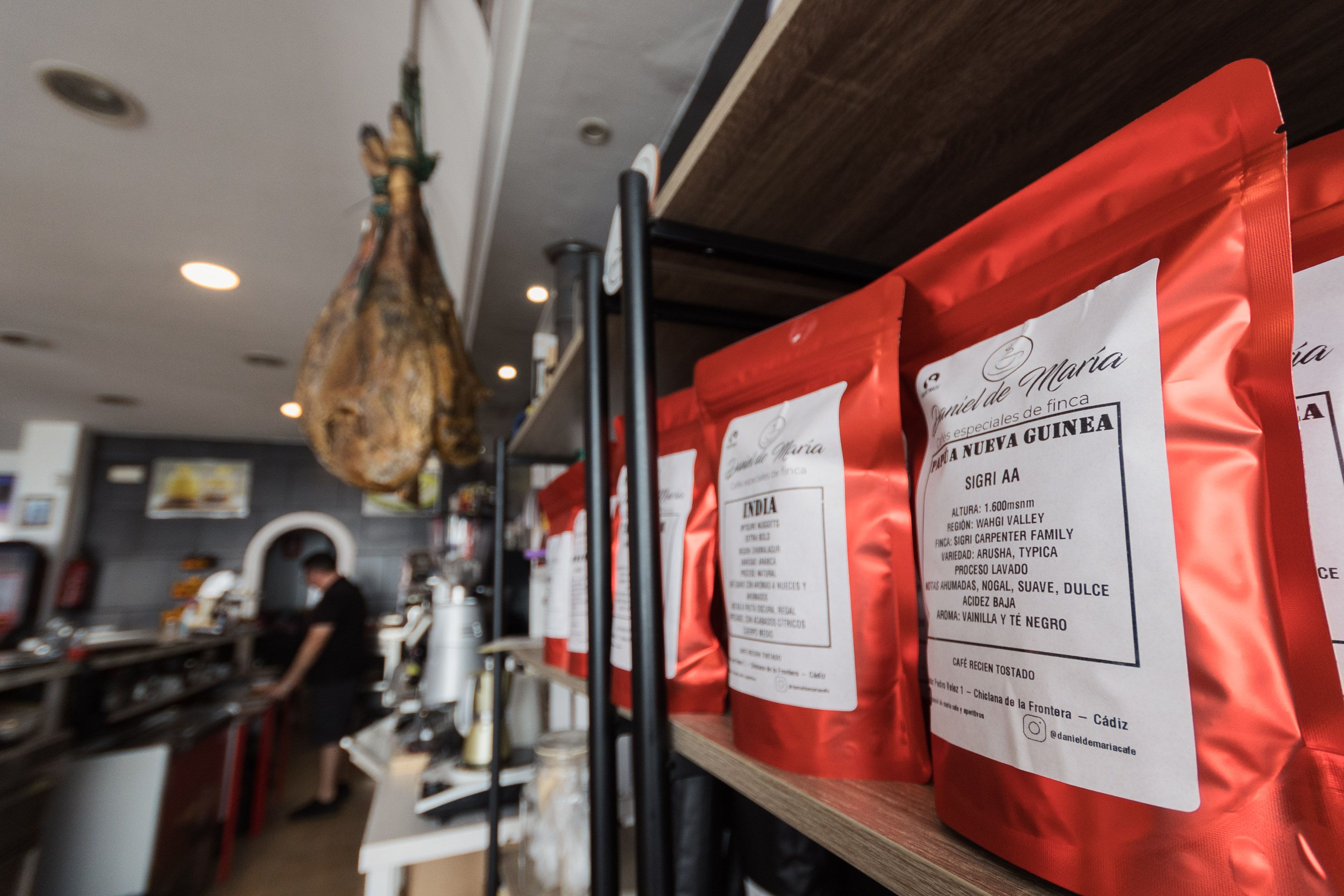 Bolsas de café.  