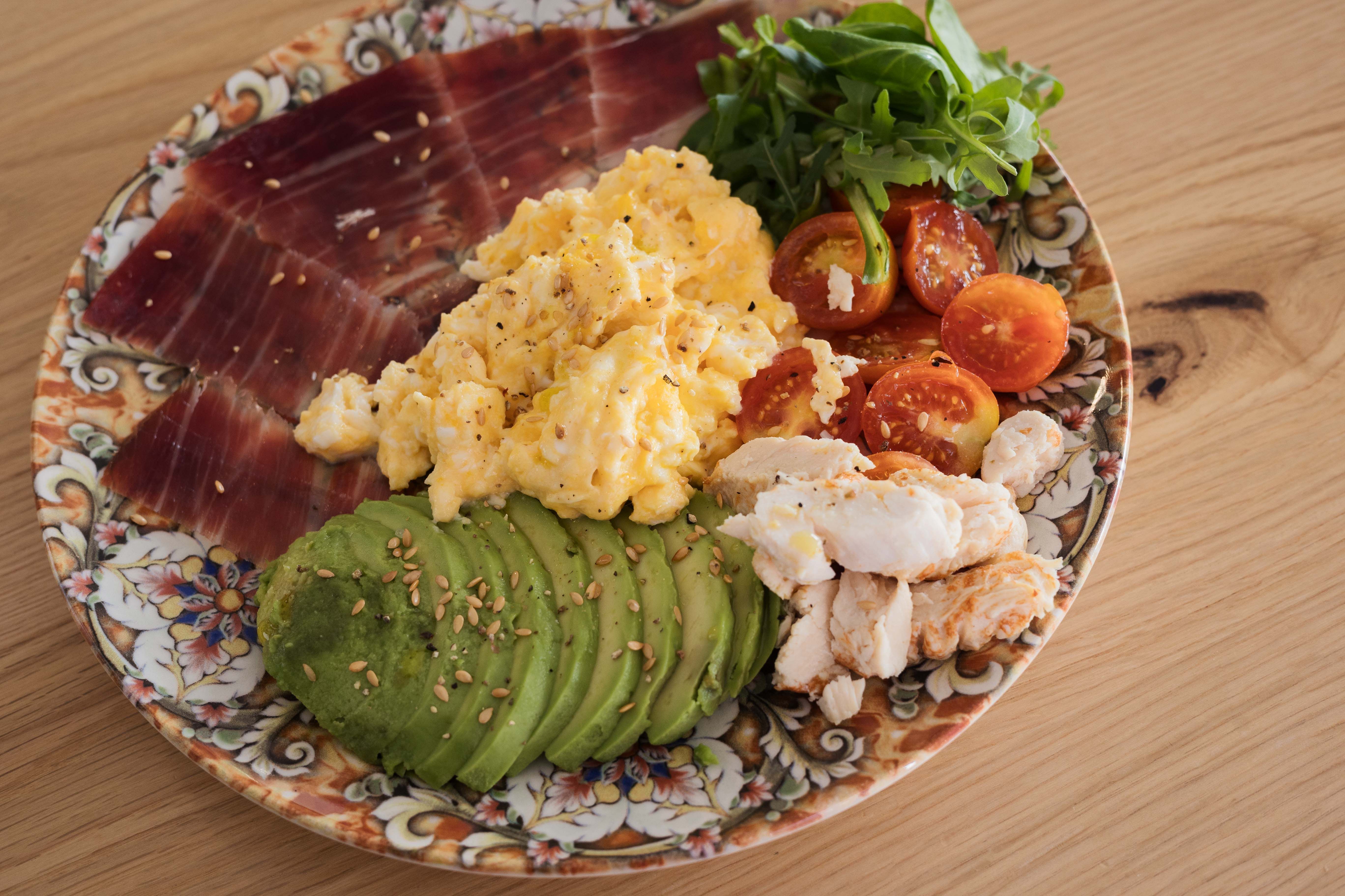 Desayuno keto.