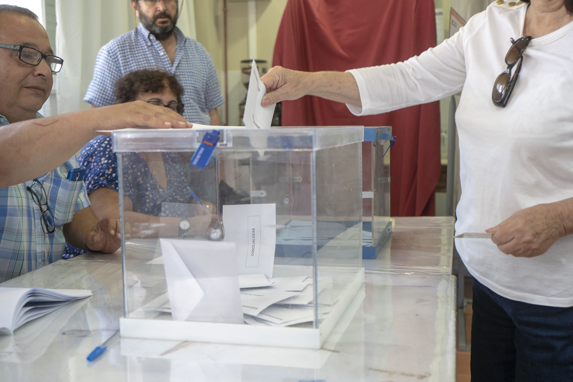 Imagen de archivo de las últimas elecciones municipales. Posible fraude en Mojácar.