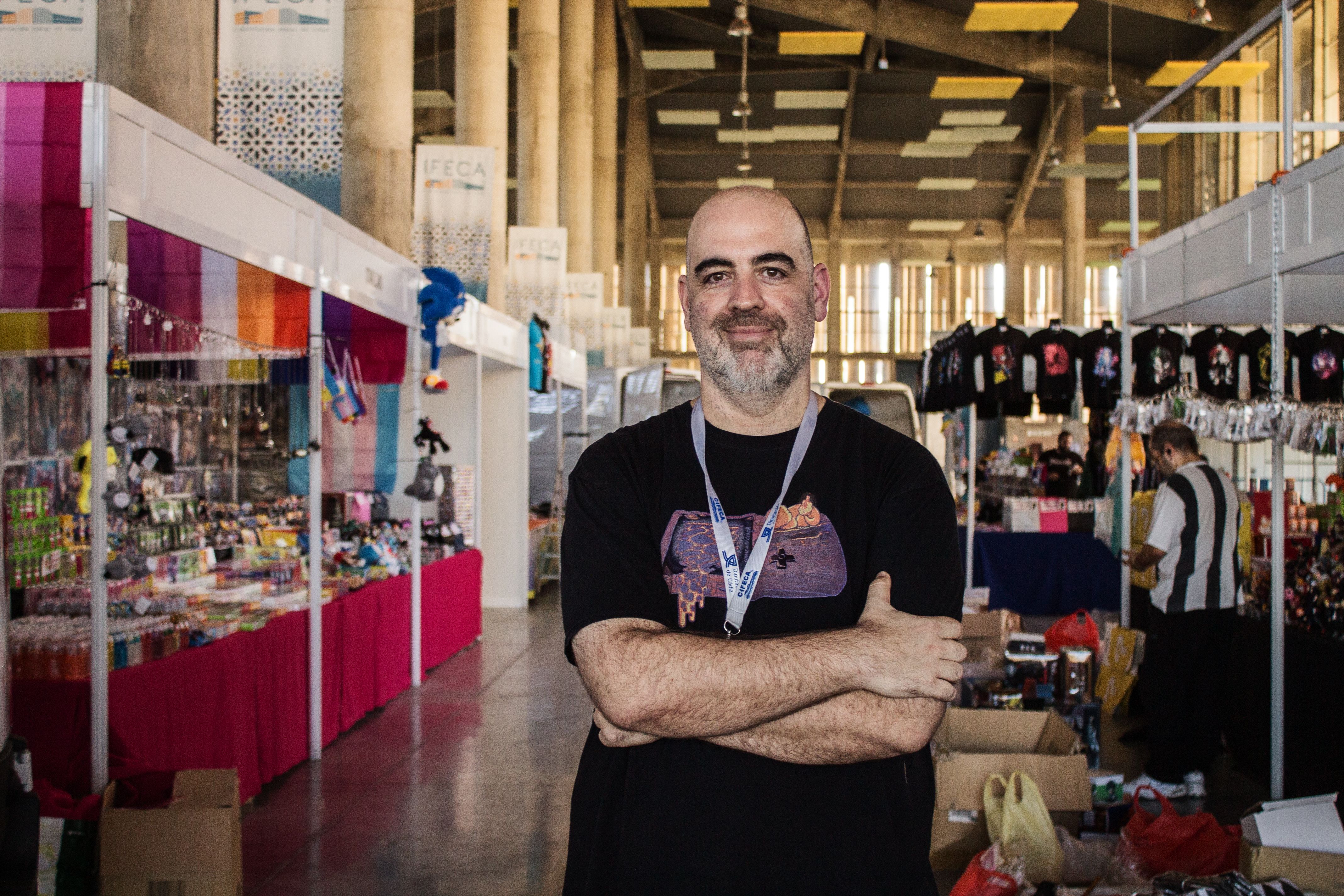 Chema Ruiz dirige la empresa Jaquemate Eventos, encargada de organizar el Salón Manga de Jerez que celebra su 25 edición este fin de semana.