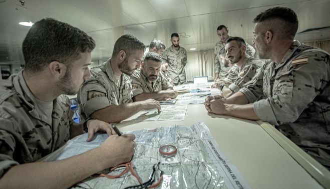 La topografía, imprescindible en el adiestramiento. ARMADA