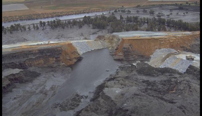 El desastre de Aznalcóllar (1998). GREENPEACE
