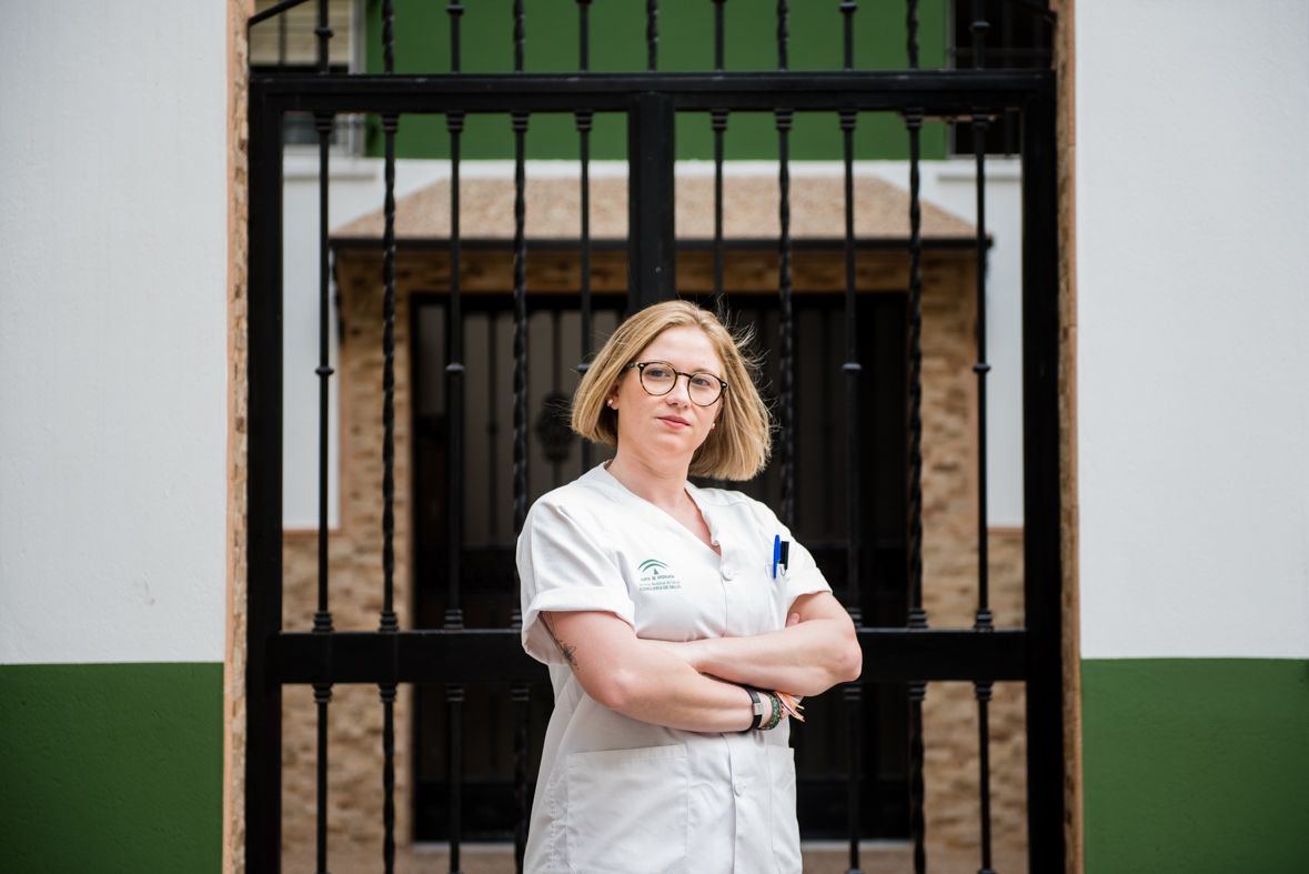 Celia Gálvez, mejor residente de enfermería en el Hospital Virgen de Valme.