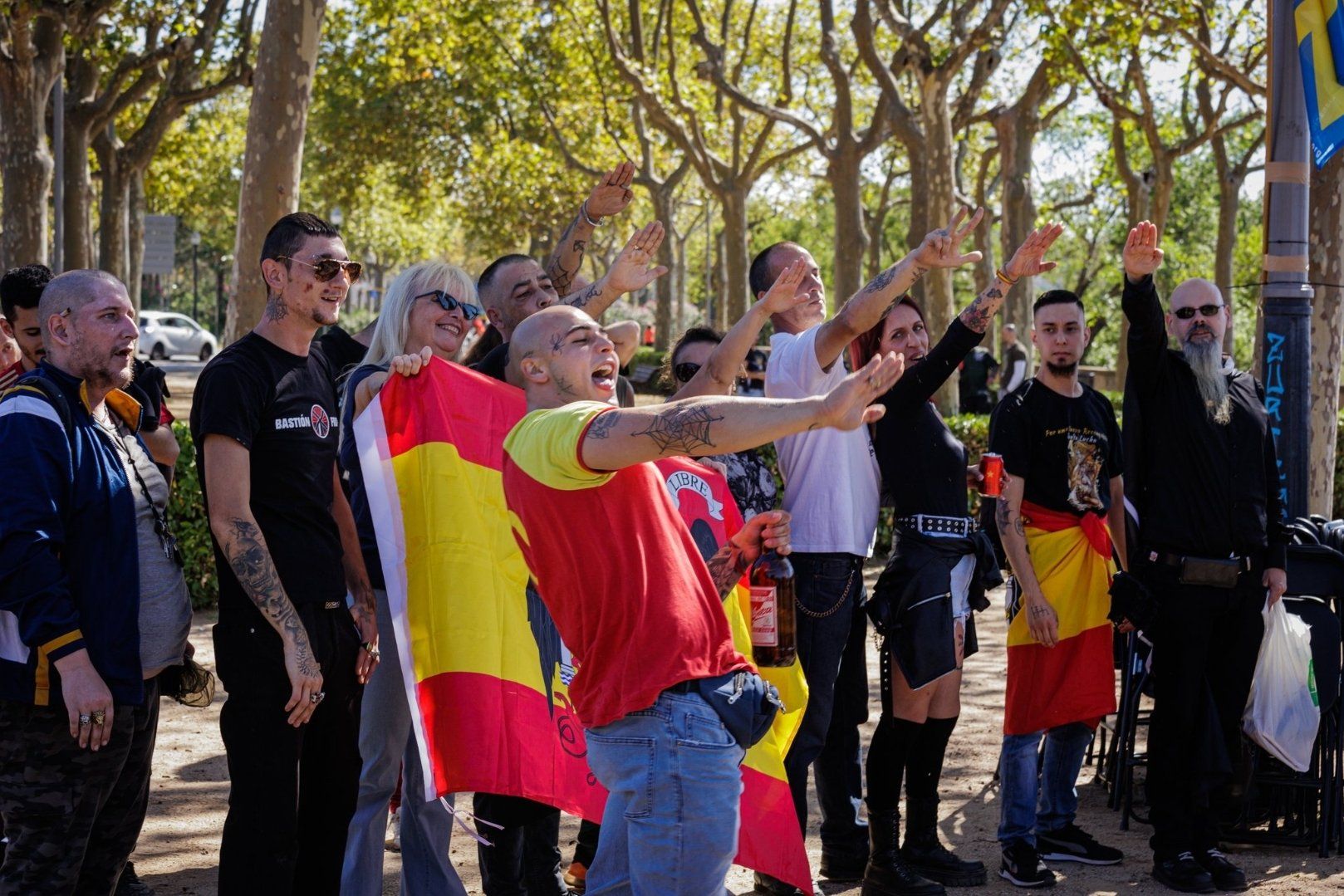 Un grupo de ultraderecha.