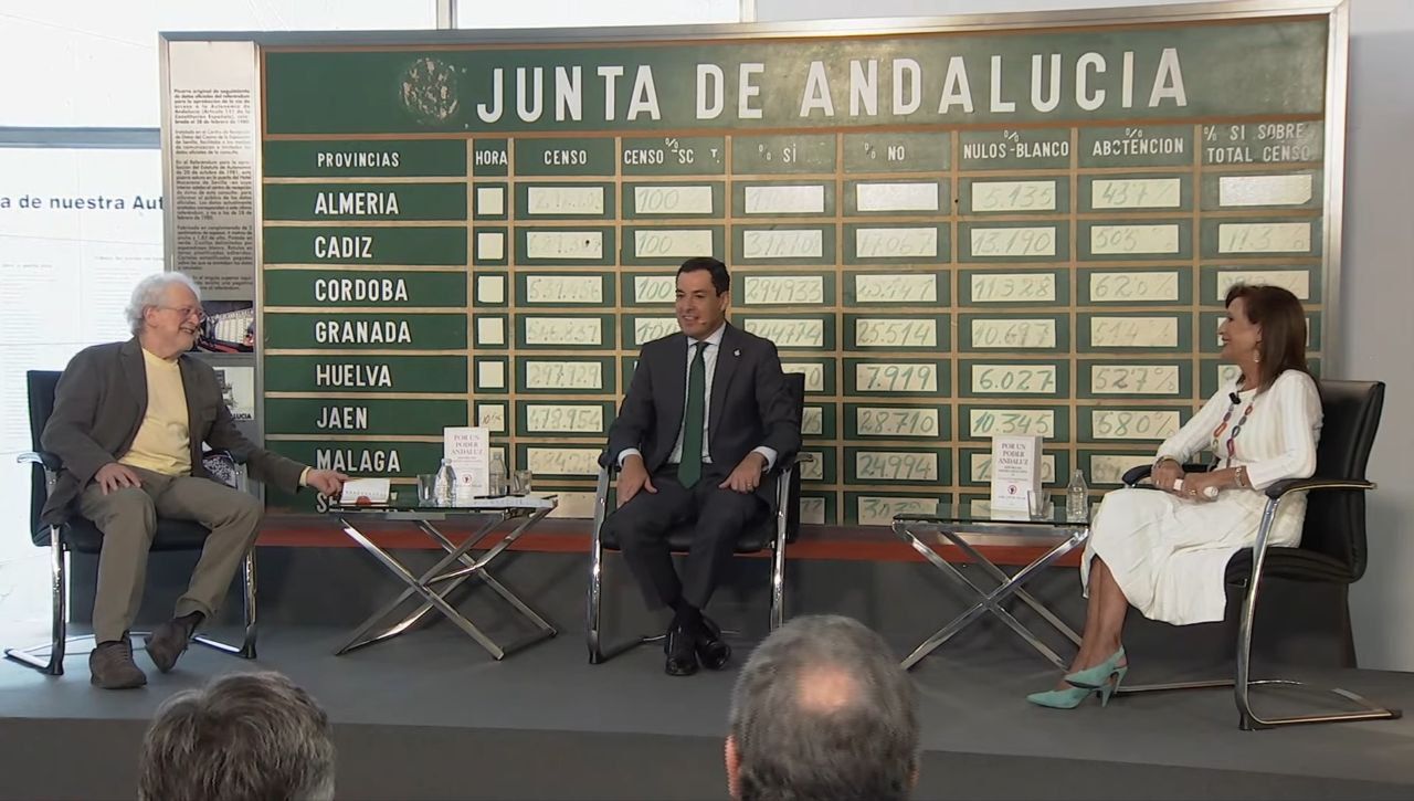 Moreno junto a Rojas Marcos. Moreno junto a Rojas Marcos.