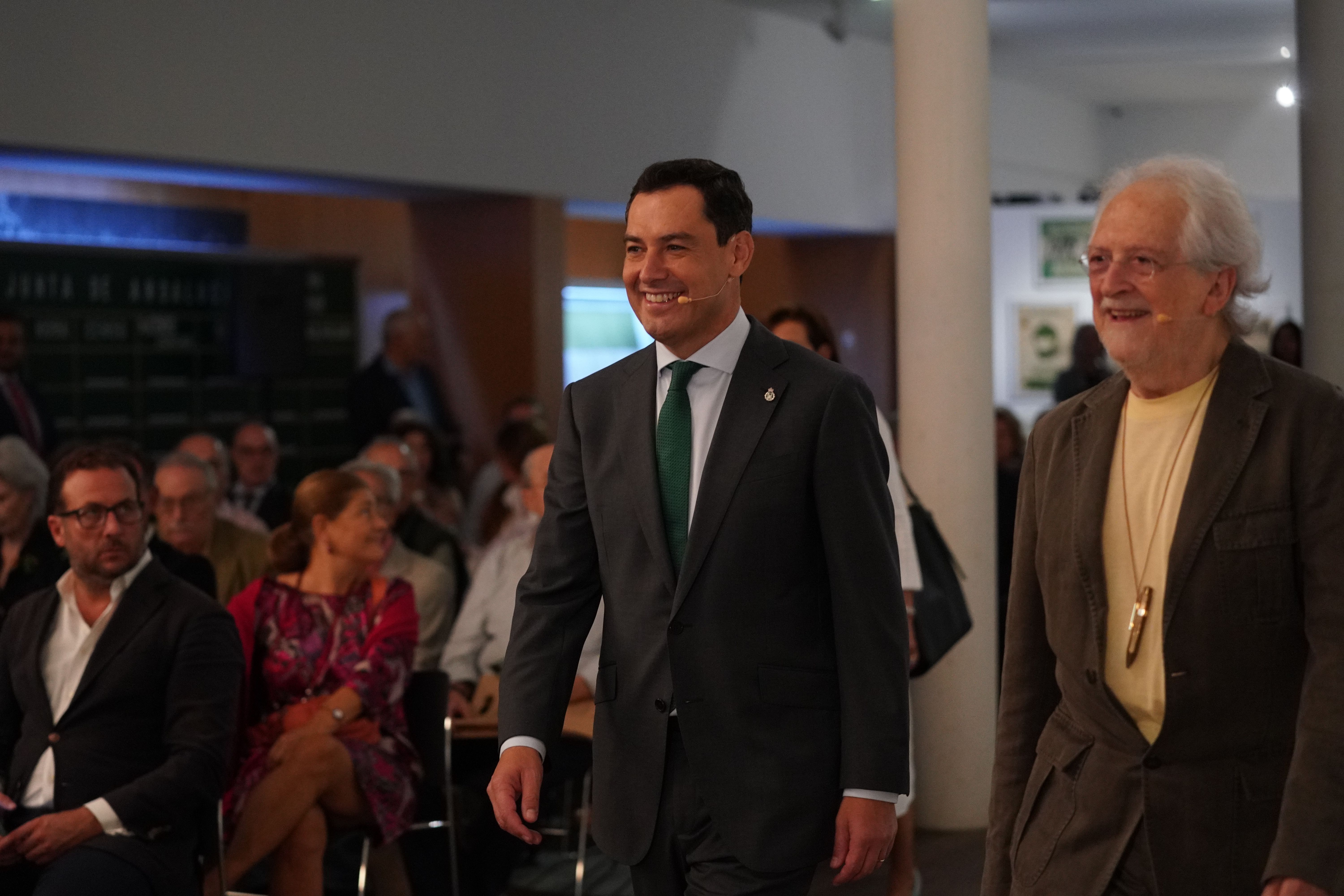 Moreno junto a Rojas Marcos en el acto.