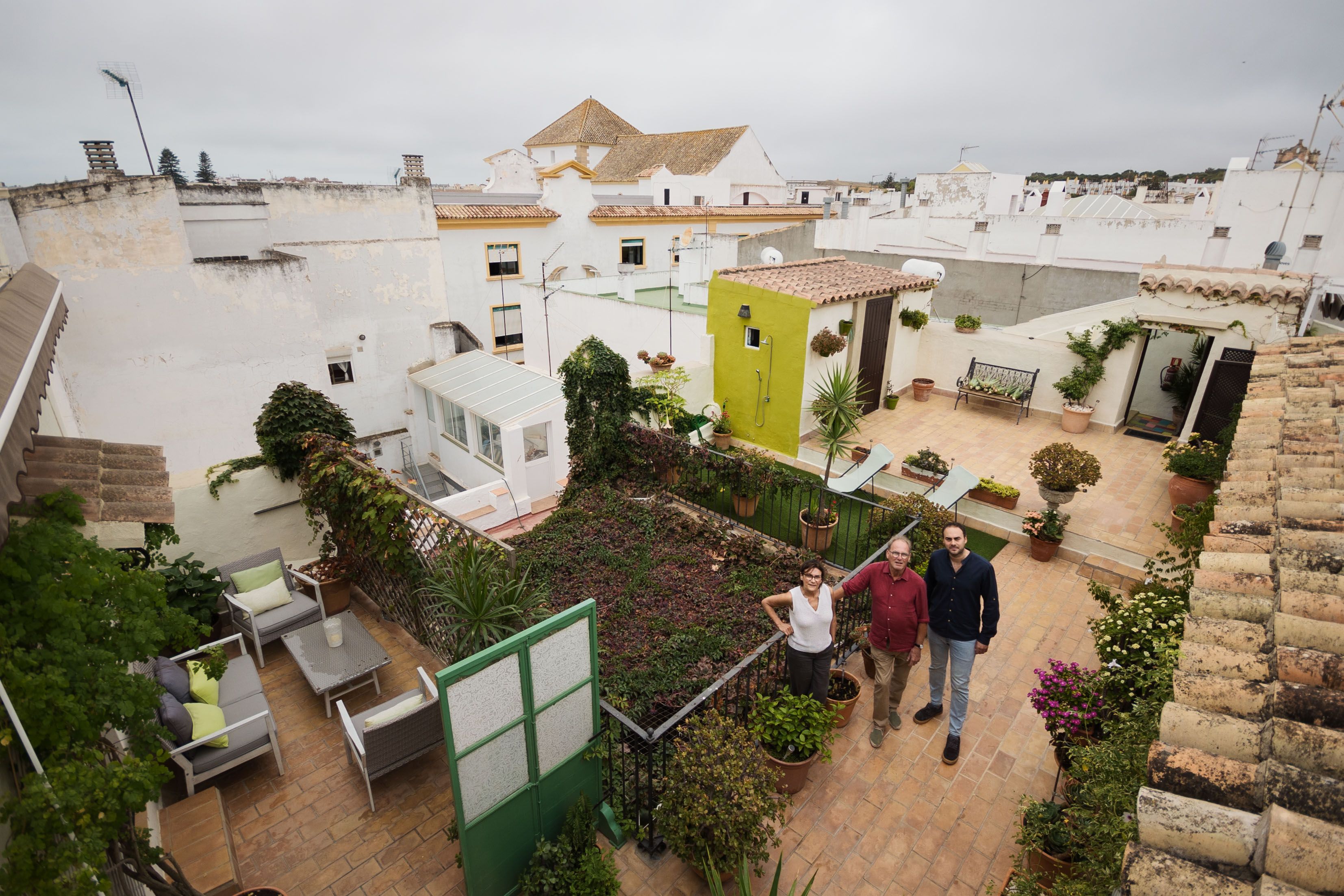 Terraza de la casa nº6 en la calle San Bartolomé.