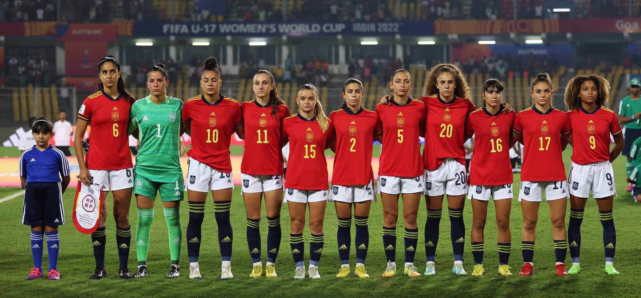 La jerezana Marina Rivas jugará la final del Mundial femenino sub-17 con España. La jerezana Marina Rivas jugará la final del Mundial femenino sub-17 con España.