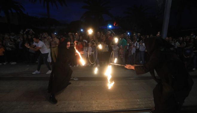 Una de las actuaciones en la Noche Negra.