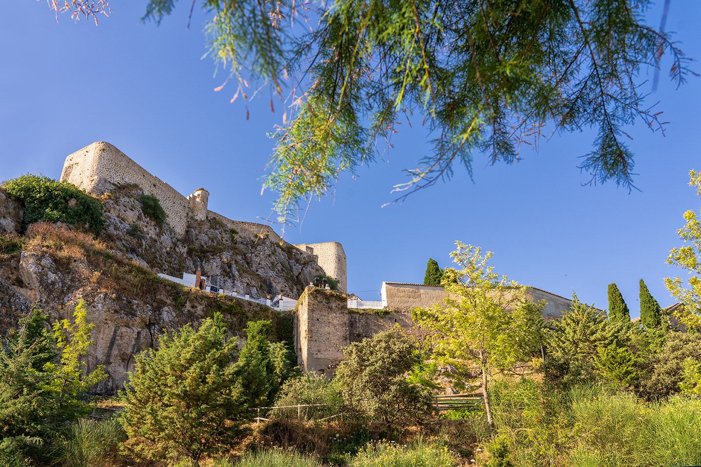 El castillo de Olvera.  "Un municipio de la Sierra de Cádiz, elegido como uno de los pueblo rurales más bonitos de España"