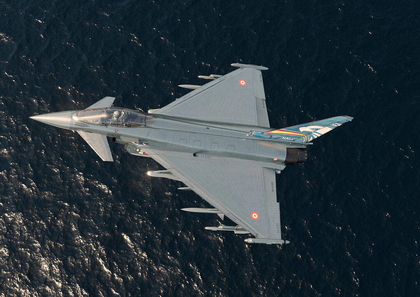 El Eurofighter español se ensambla, prueba y entrega la planta de Airbus Getafe (España) y su huella industrial se traduce en más de 20,000 empleos directos e indirectos solo en España. AIRBUS El Eurofighter español se ensambla, prueba y entrega la planta de Airbus Getafe (España) y su huella industrial se traduce en más de 20,000 empleos directos e indirectos solo en España. AIRBUS