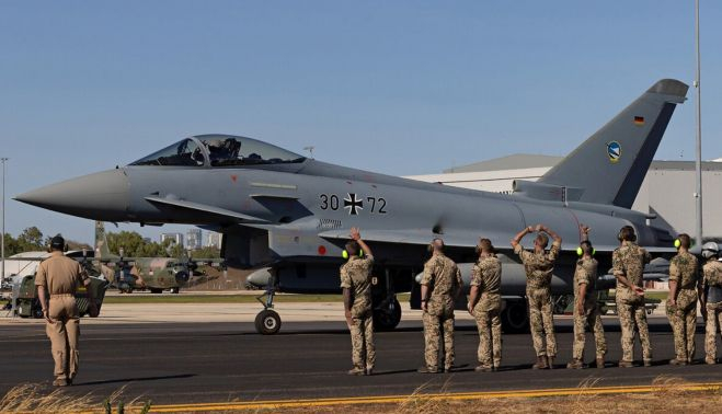 Eurofighter es el programa de defensa más grande de Europa. Martín Agüera  © Airbus 2022