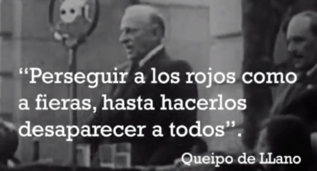 Una de las imágenes del 'Carnicero de Andalucía', en el vídeo compartido por el PSOE contra Feijóo. 