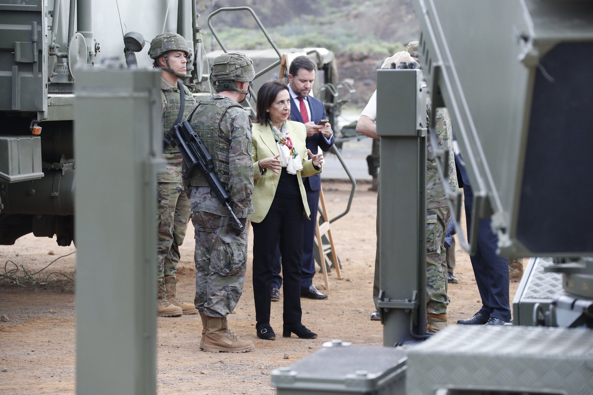Visita de la ministra de Defensa a Las Palmas de Gran Canaria el pasado 4 de noviembre. DEFENSA Visita de la ministra de Defensa a Las Palmas de Gran Canaria el pasado 4 de noviembre. DEFENSA
