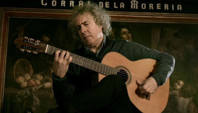 José Manuel Gamboa durante una conferencia en El Corral de la Morería de Madrid