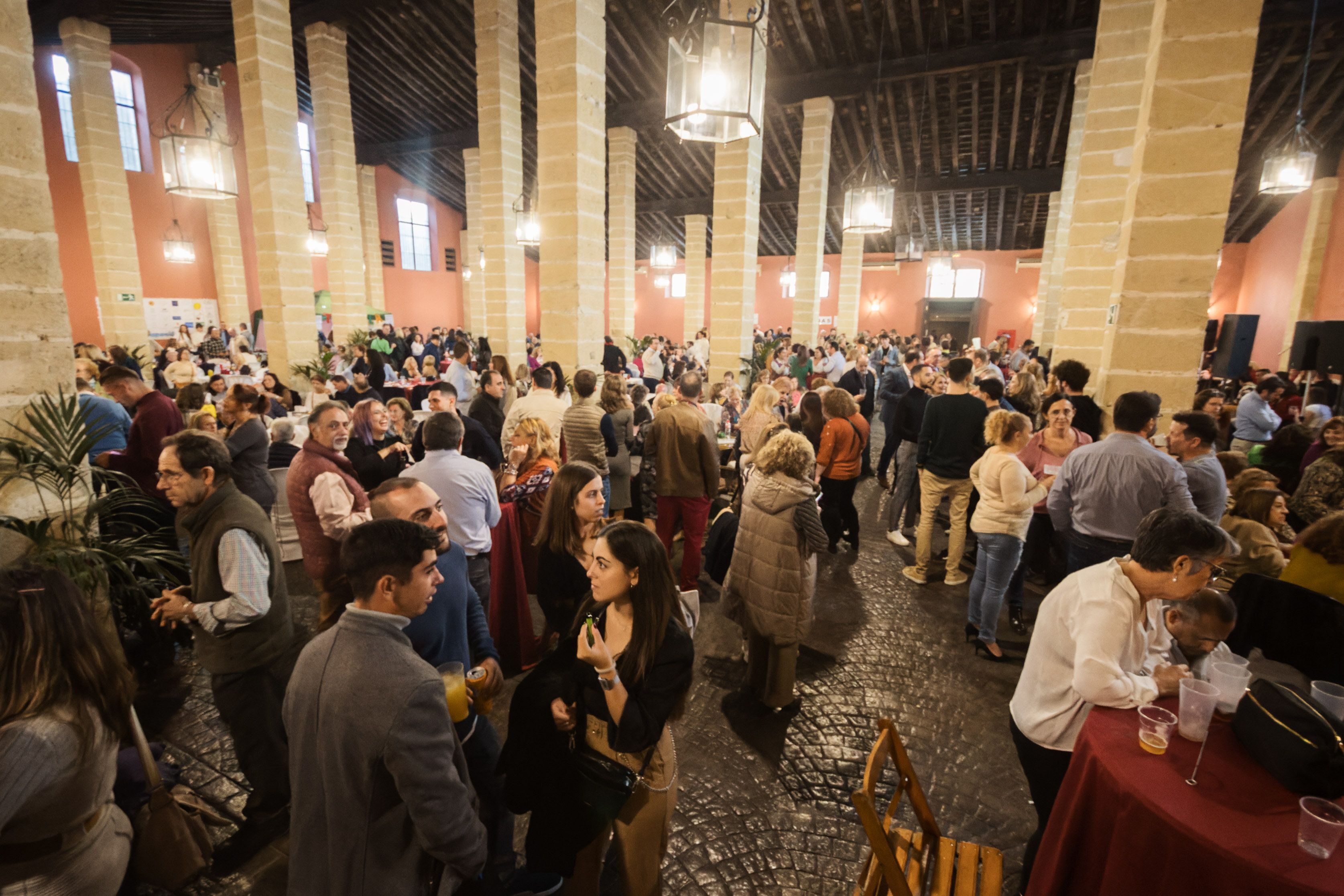 Ambiente en las Bodegas Pajarete.