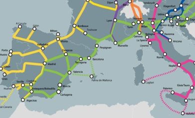 Los corredores aprobados por la UE