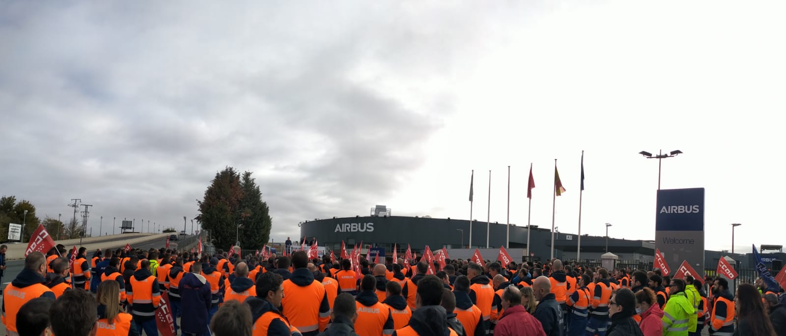 Los sindicatos de Airbus preparan un nuevo calendario de movilizaciones. CCOO Los sindicatos de Airbus preparan un nuevo calendario de movilizaciones. CCOO