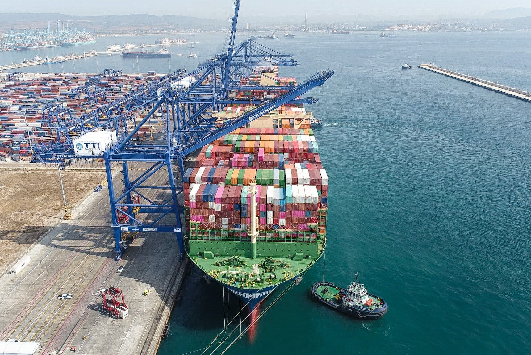 Una imagen del puerto de Algeciras.