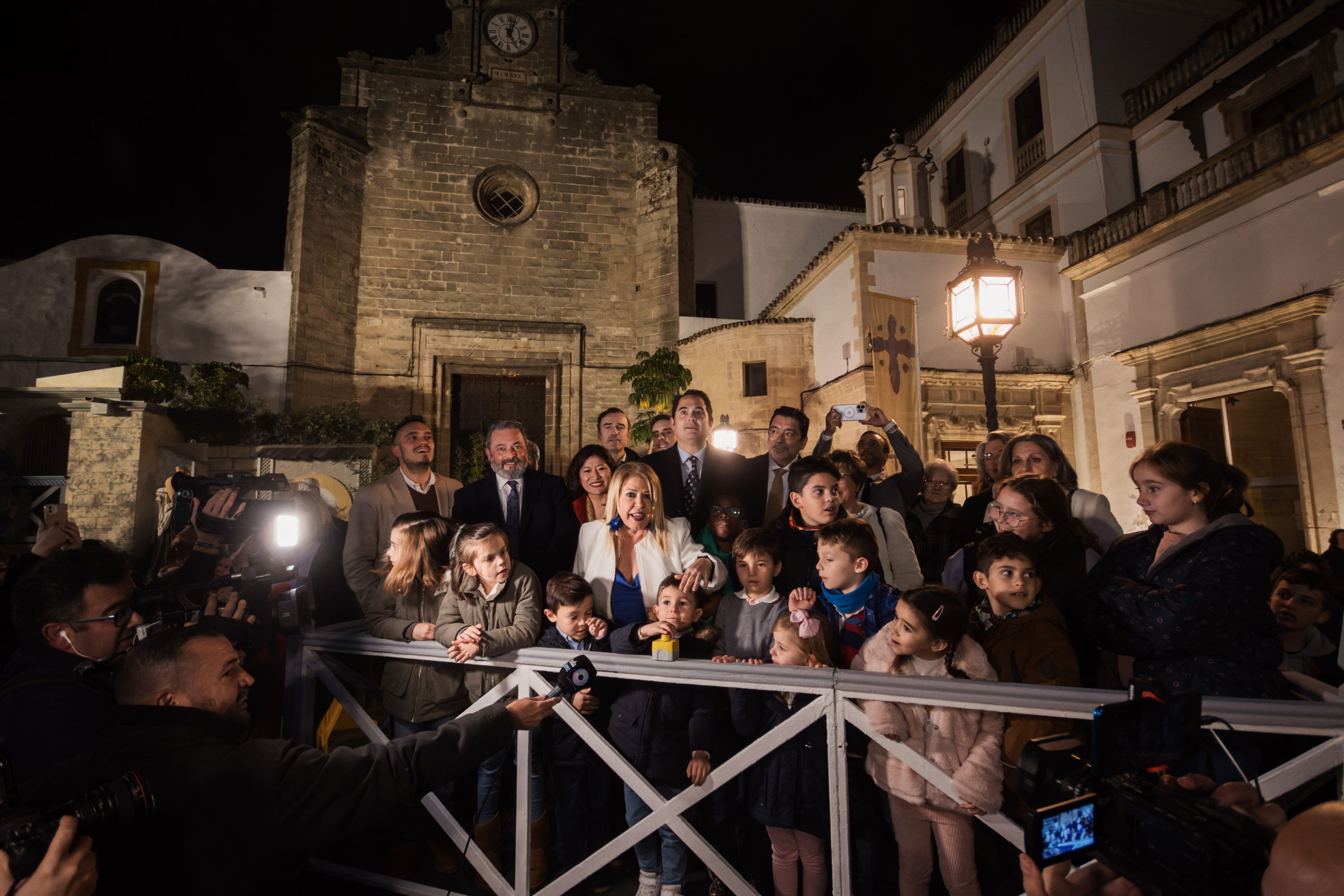 Encendido del alumbrado navideño en Jerez 2