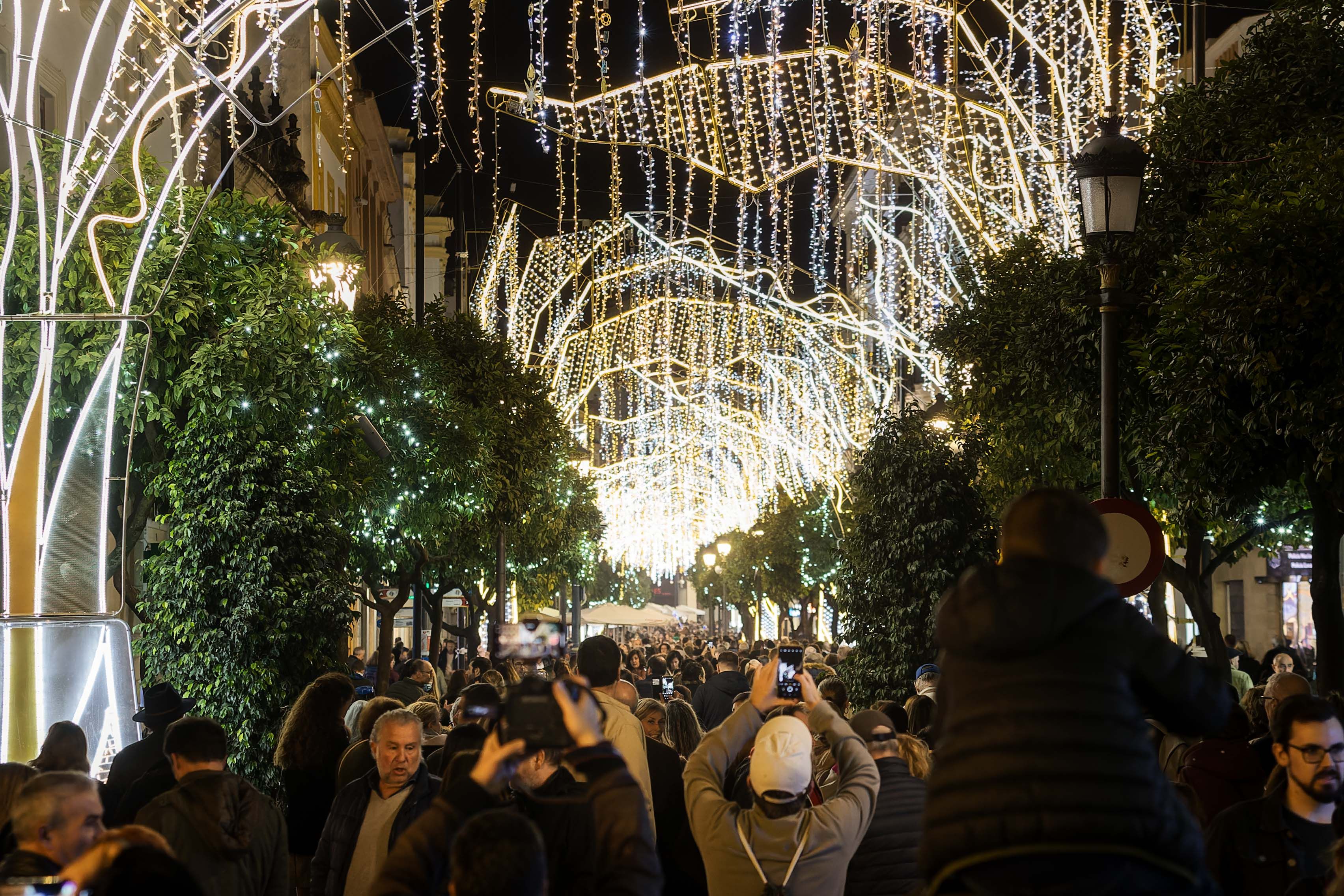 Encendido del alumbrado navideño en Jerez 4