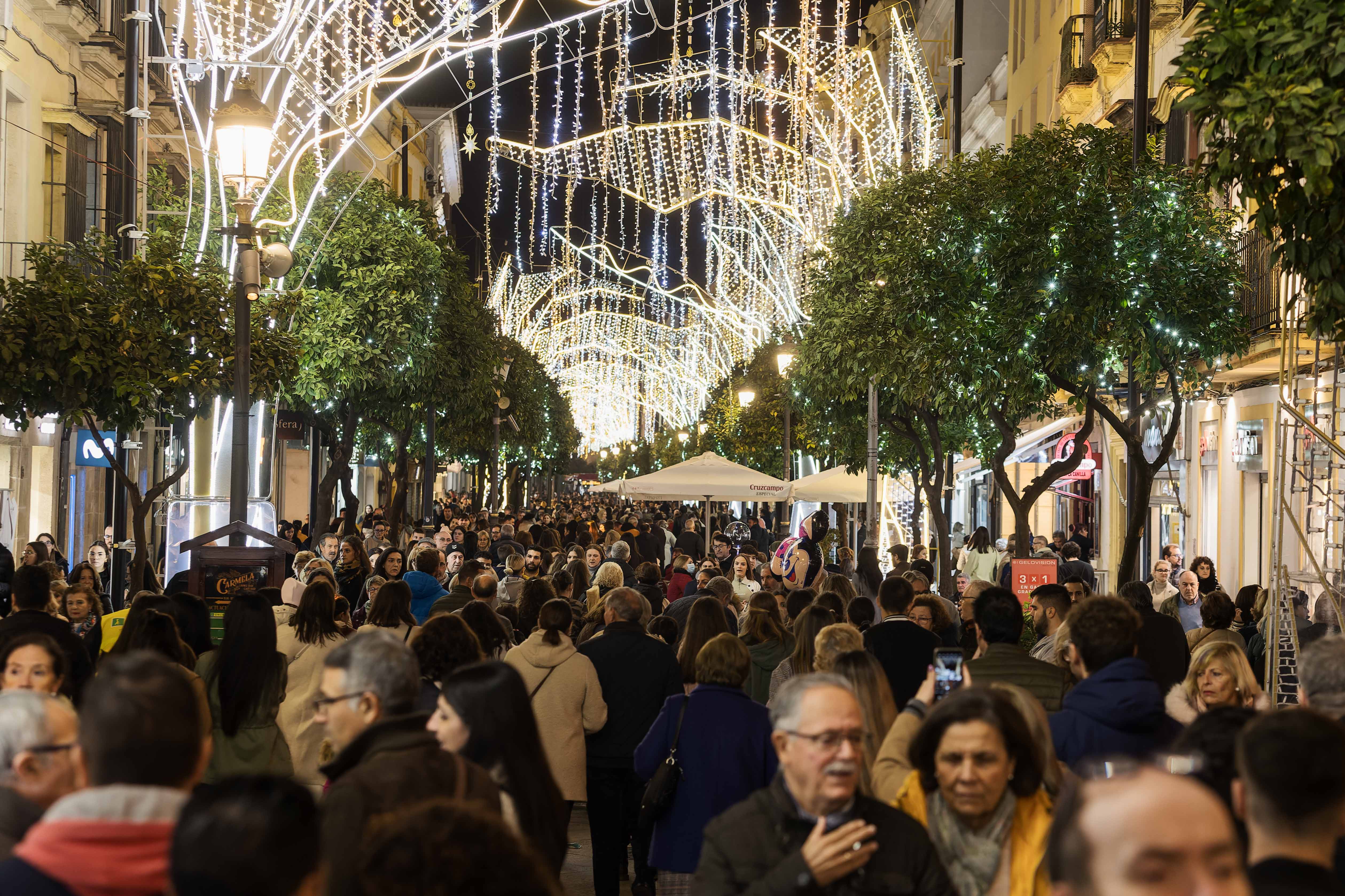 Encendido del alumbrado navideño en Jerez 5
