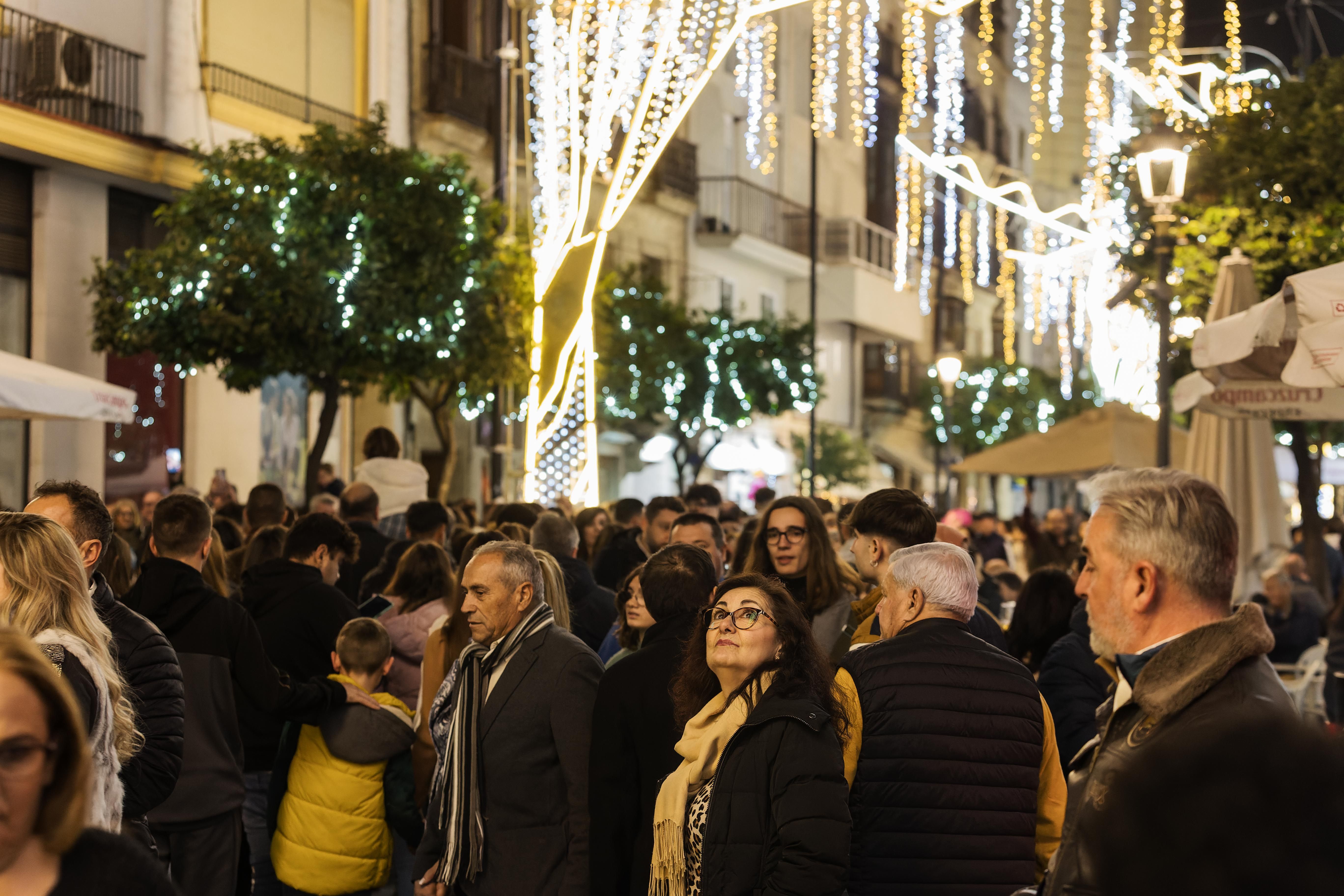 Encendido del alumbrado navideño en Jerez 6