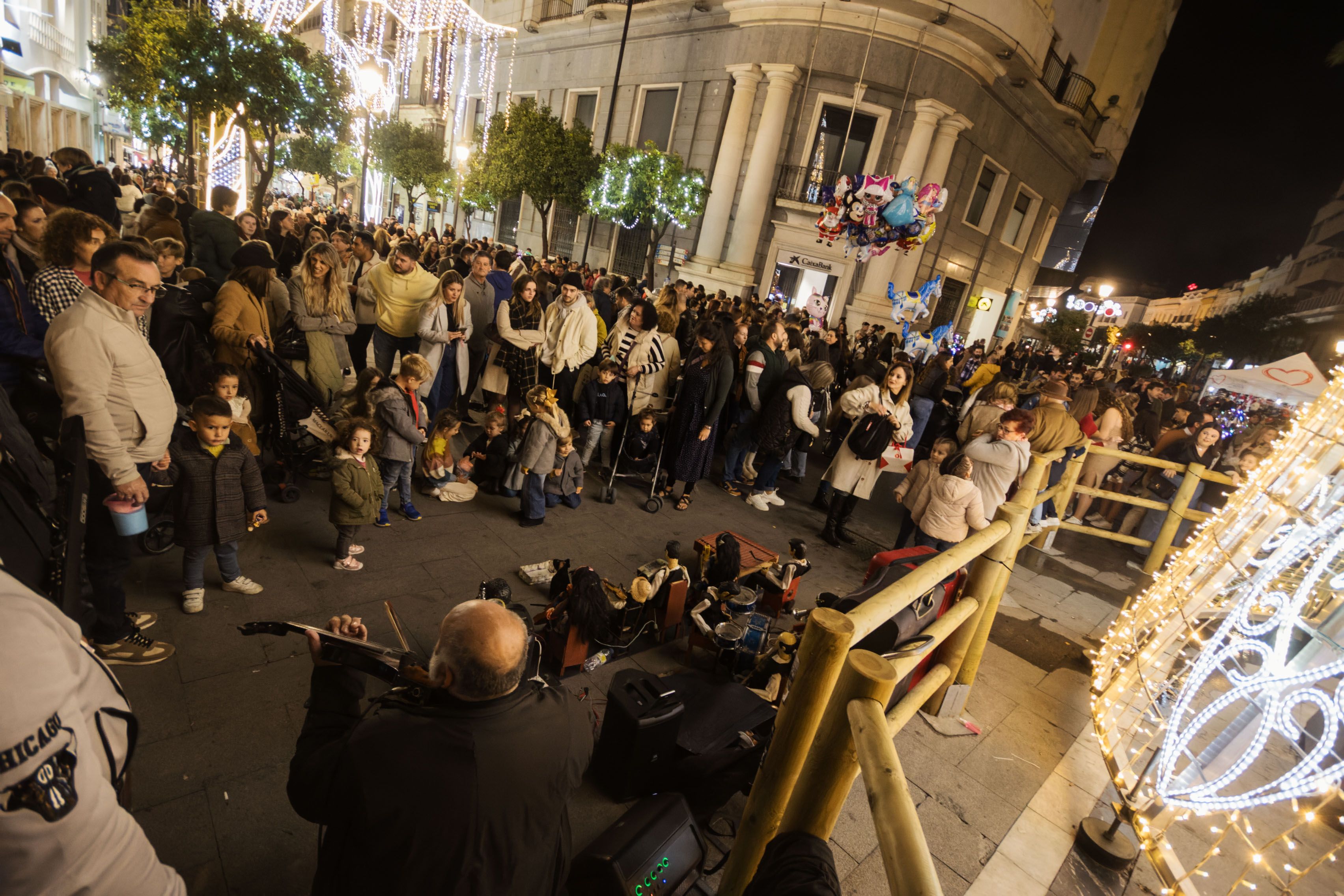 Encendido del alumbrado navideño en Jerez 12