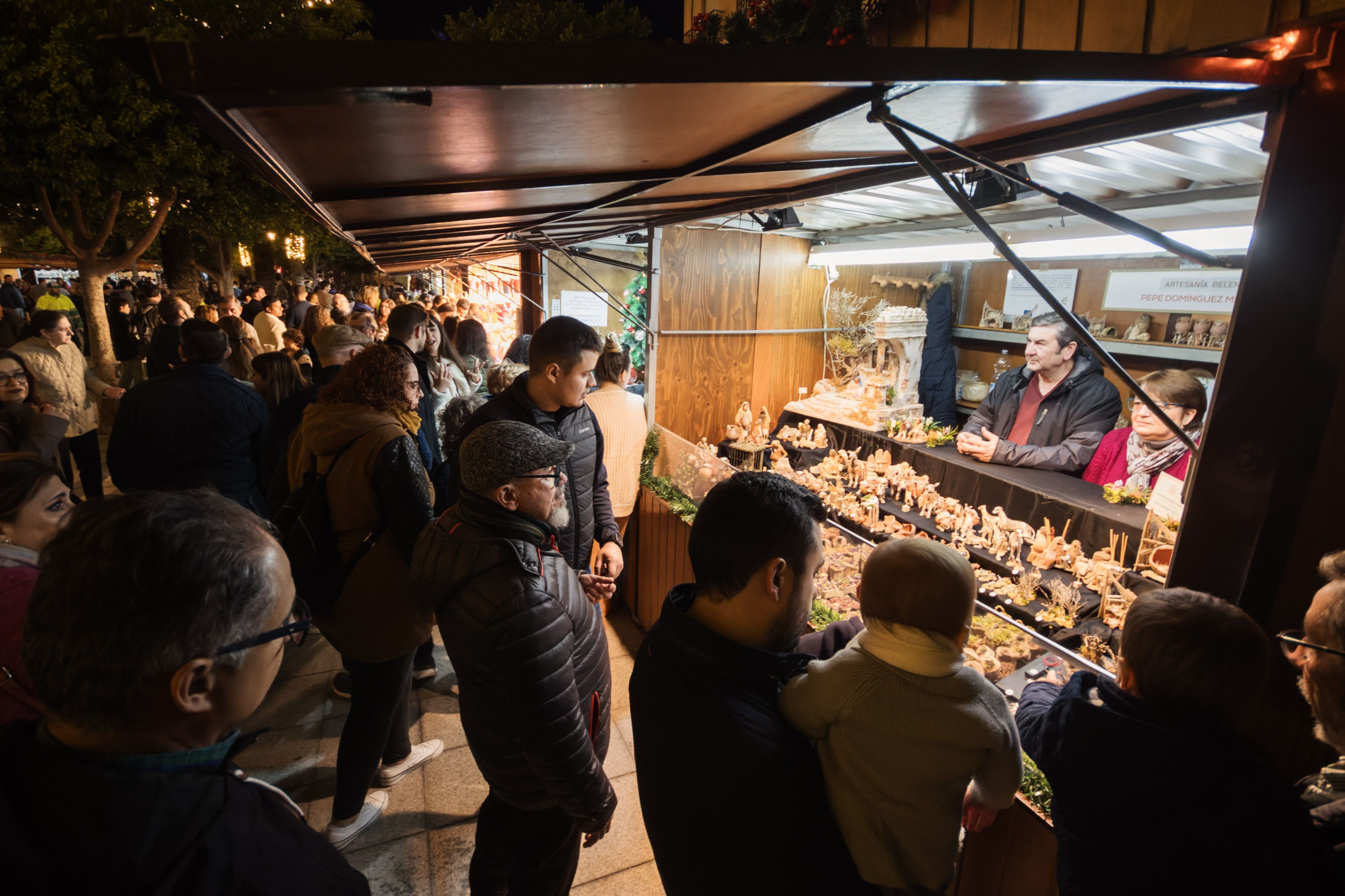 En la imagen, el mercadillo navideño de Jerez.