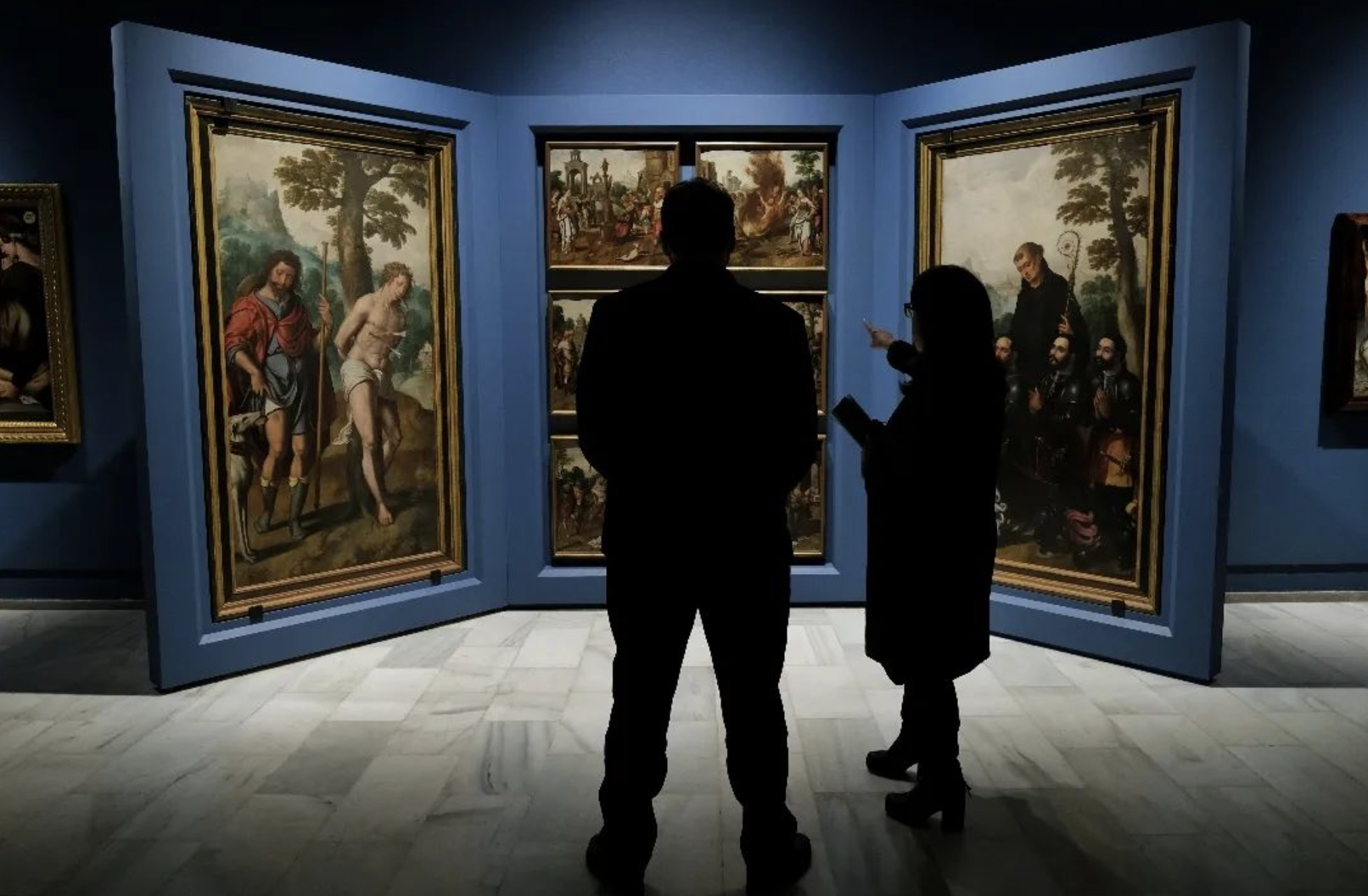 Muestra sobre el Renacimiento en Sevilla, en el Museo de Bellas Artes, en una imagen de archivo.