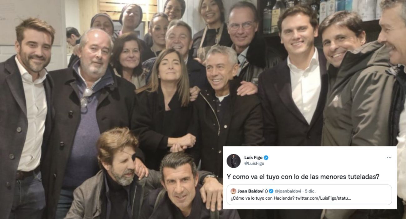 La foto de El Turronero que se hizo viral y que ha provocado el zasca de Luis Figo.