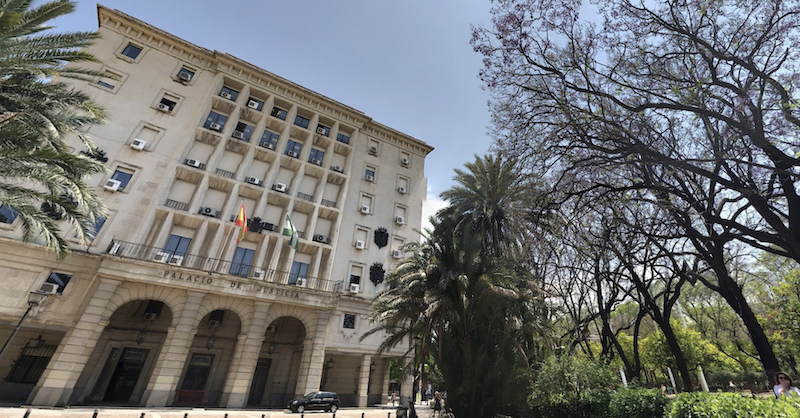 La Audiencia de Sevilla, en una imagen de archivo.