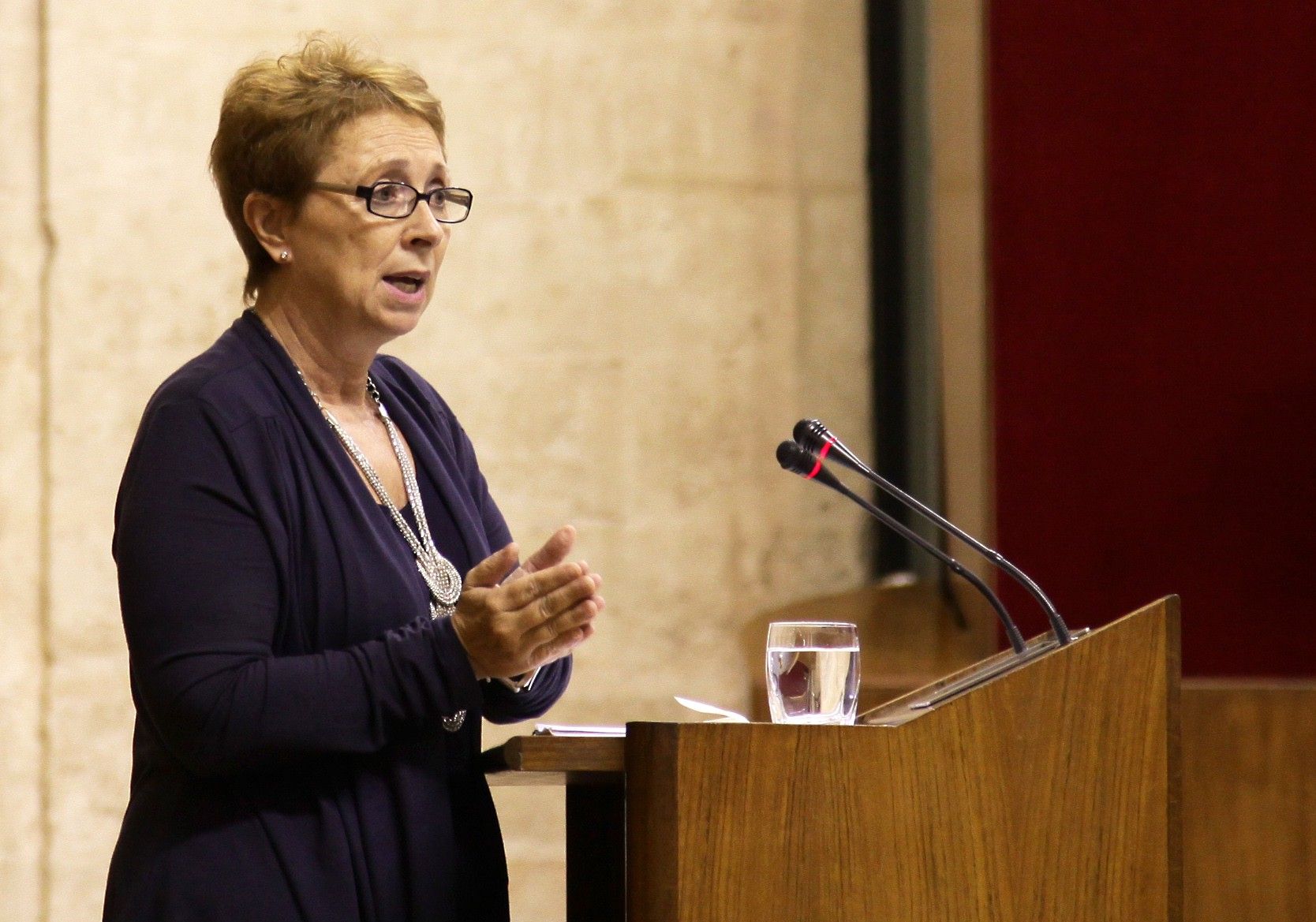 Carmen Martínez Aguayo cuando era consejera, en imagen de archivo.