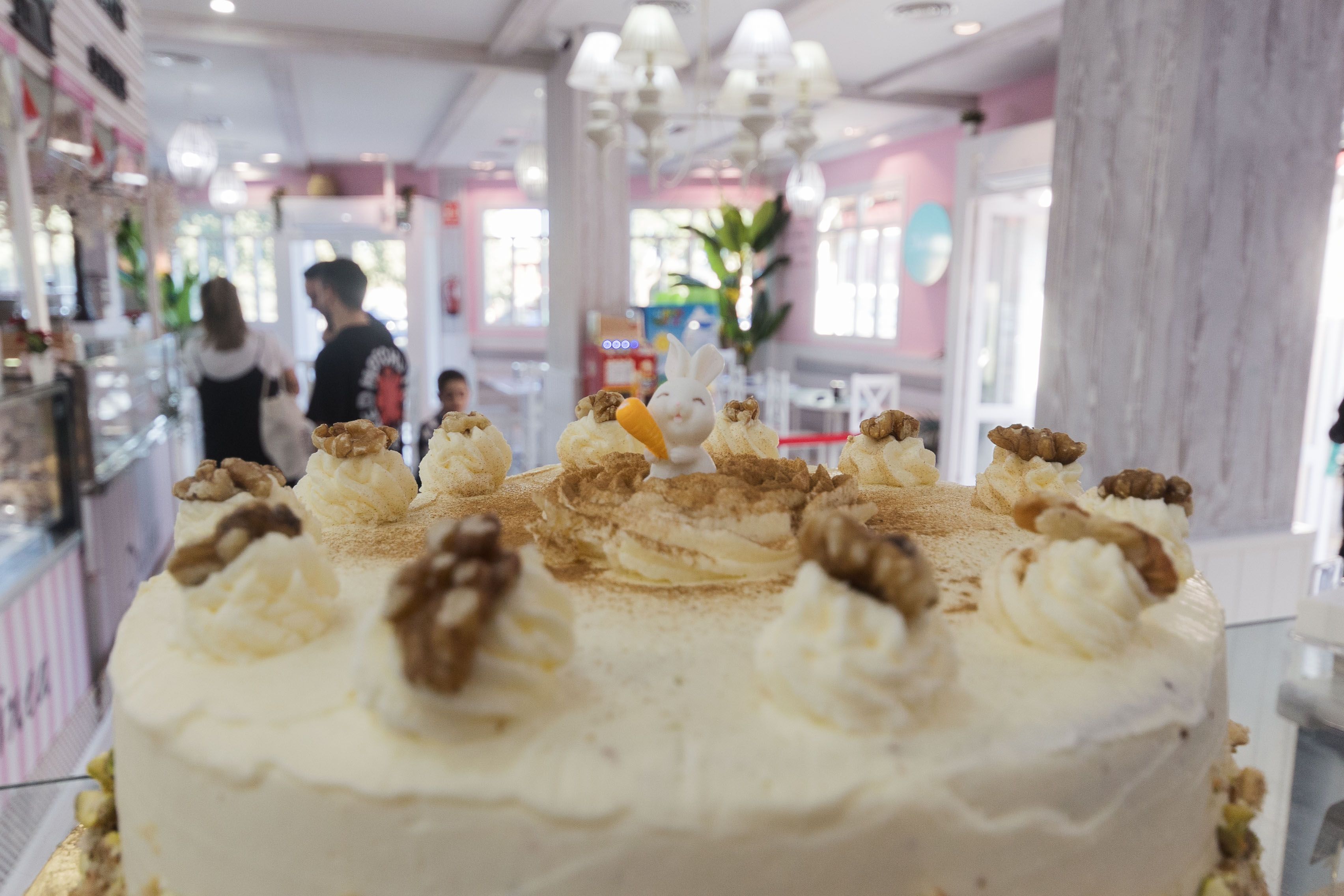Tartas en el establecimiento Dulcinea en Jerez.