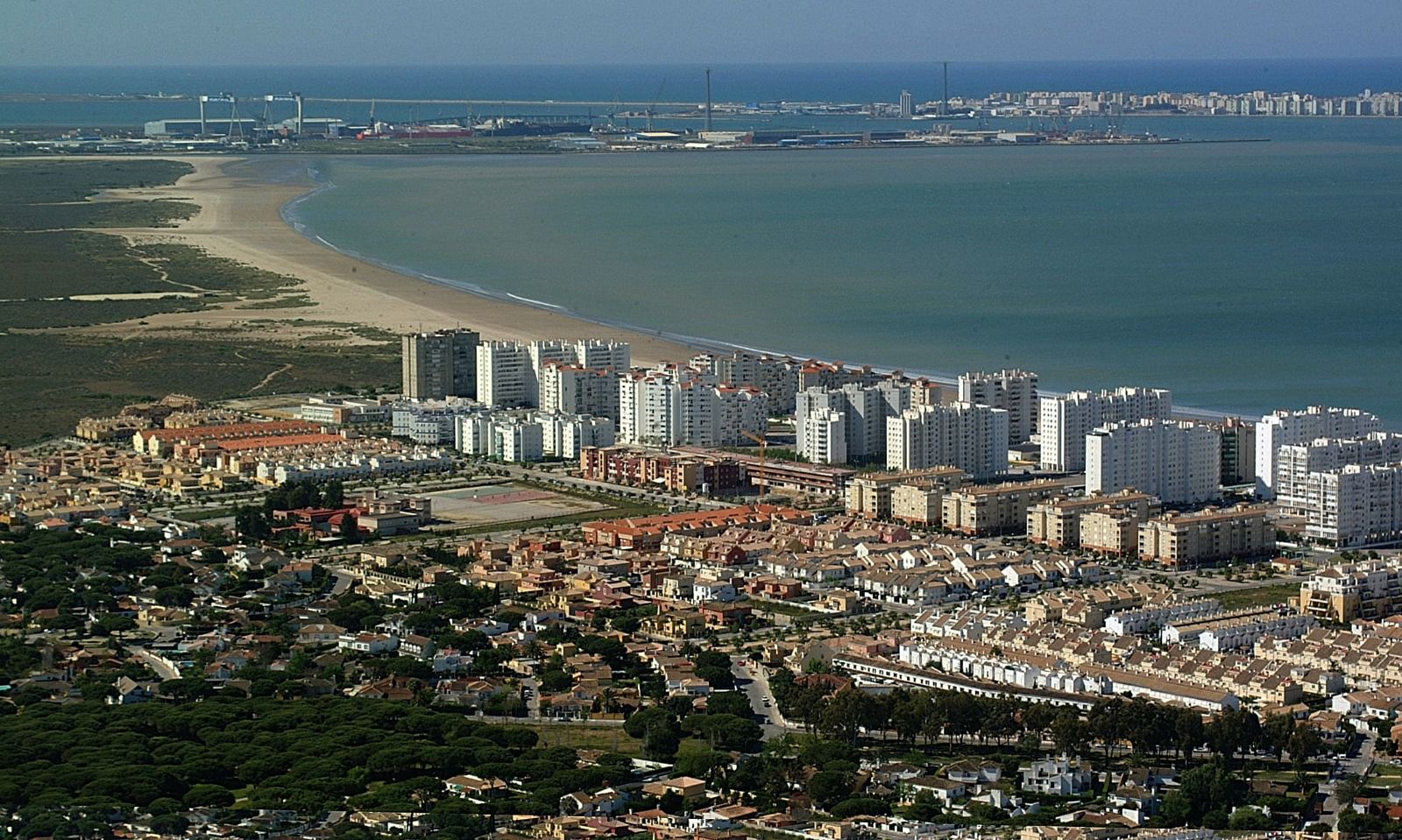 Imagen panorámica de Valdelagrana, en El Puerto.