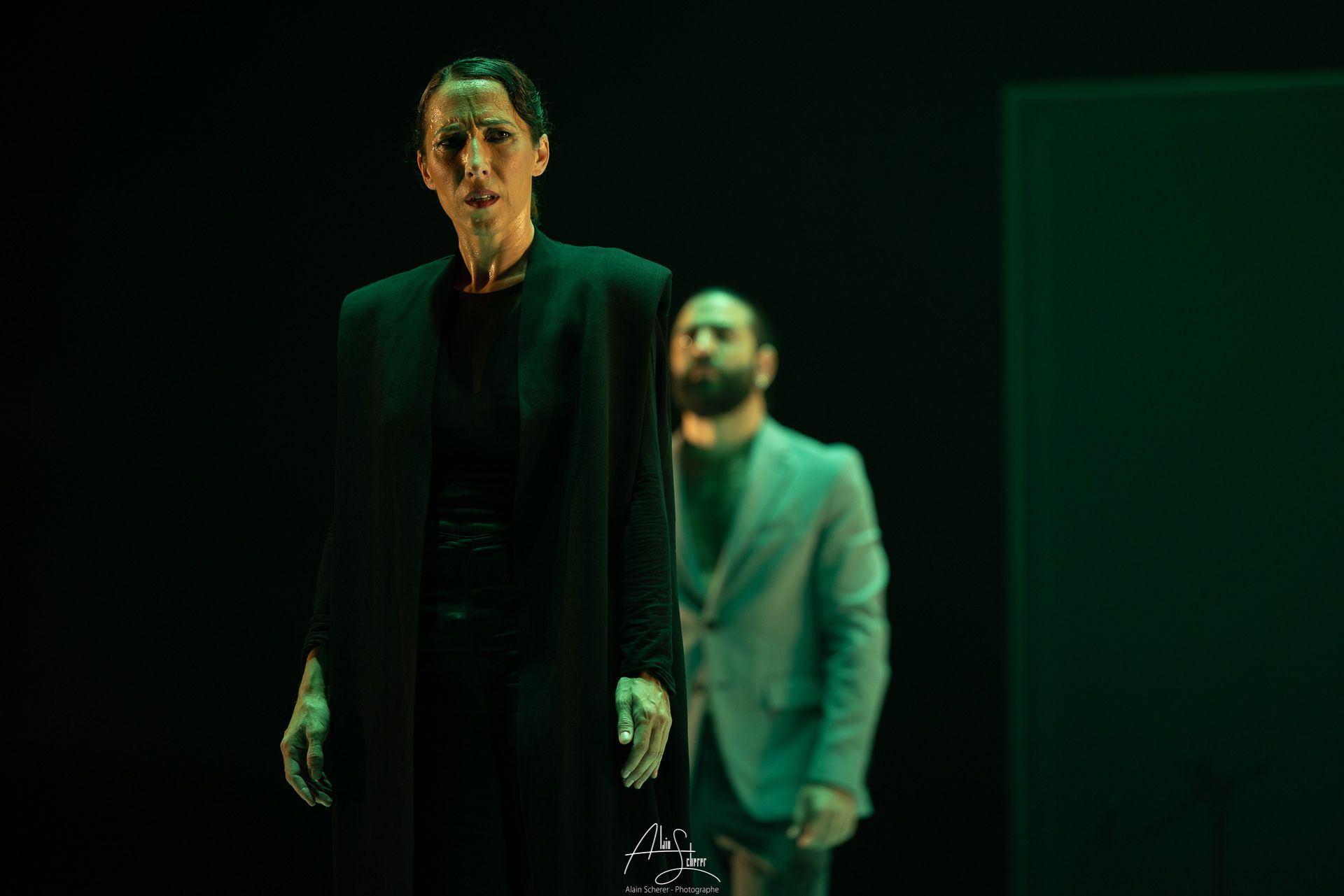 Ana Morales y Antonio Molina 'El Choro' en un pasaje de 'Peculiar - Foto. Alain Scherer