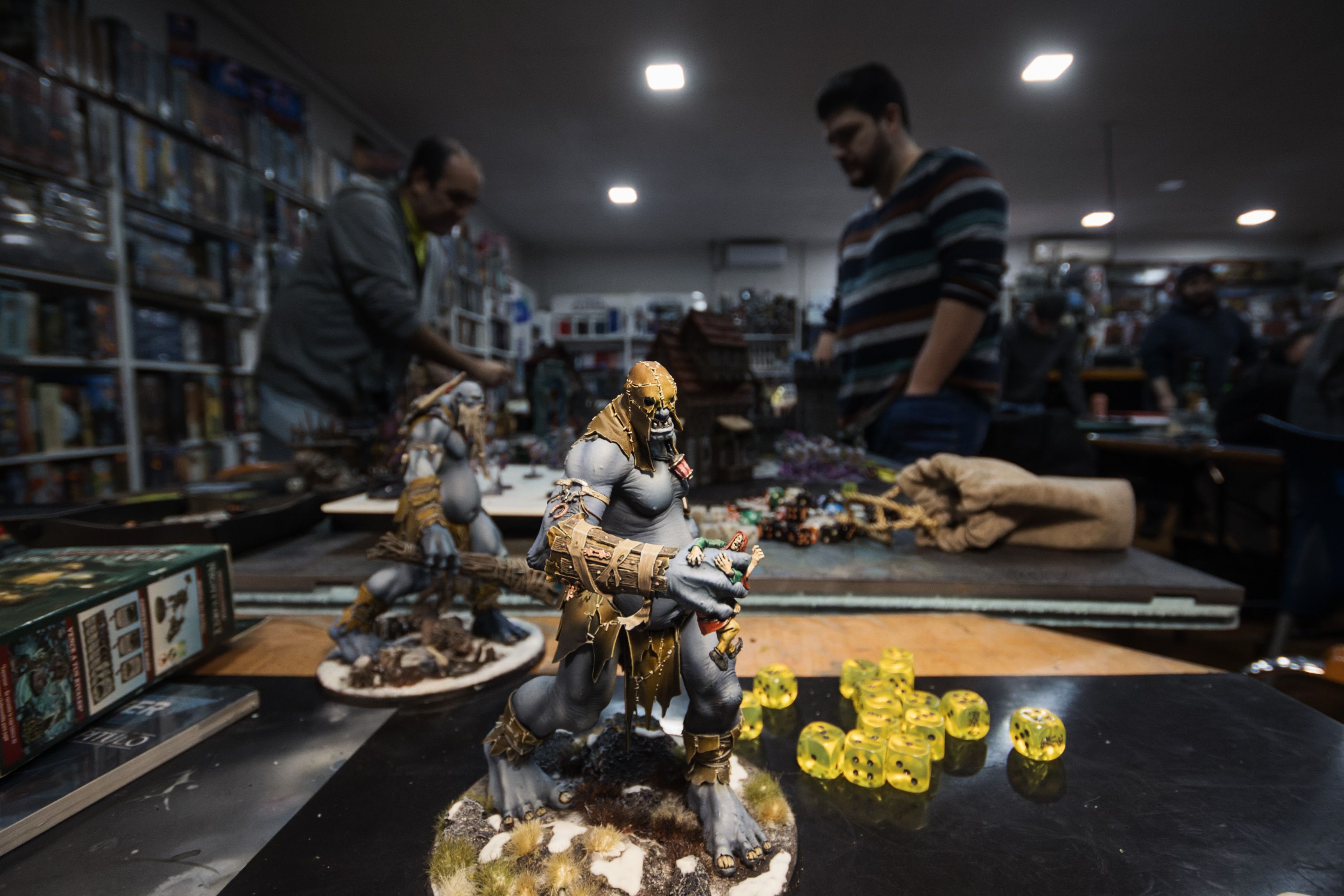 Miniaturas utilizadas en el juego de rol Warhammer. 