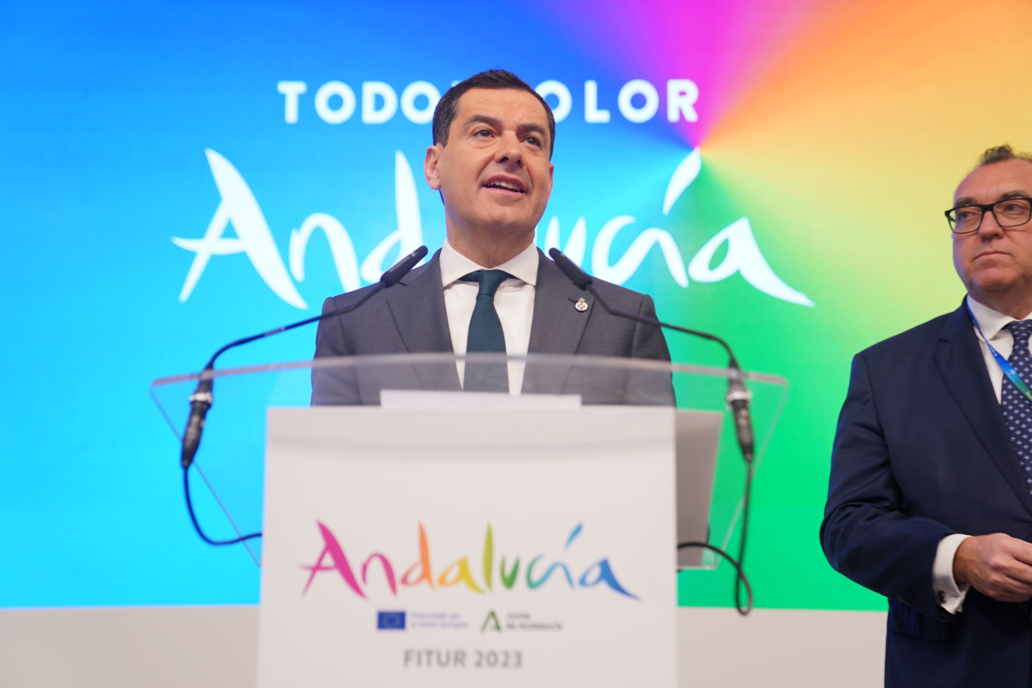 Moreno durante la presentación en Fitur. Moreno durante la presentación en Fitur.