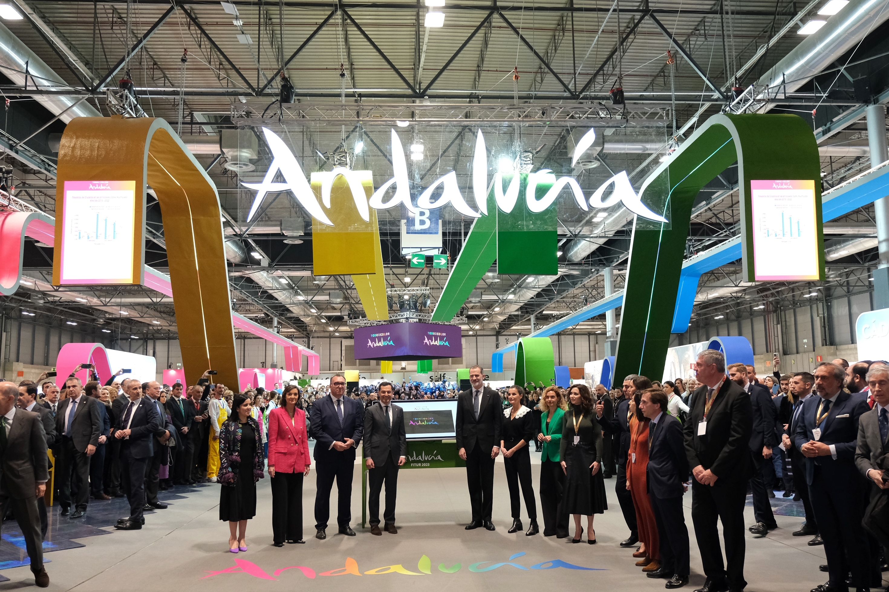 Inauguración del Pabellón de Andalucía en Fitur. Inauguración del Pabellón de Andalucía en Fitur.