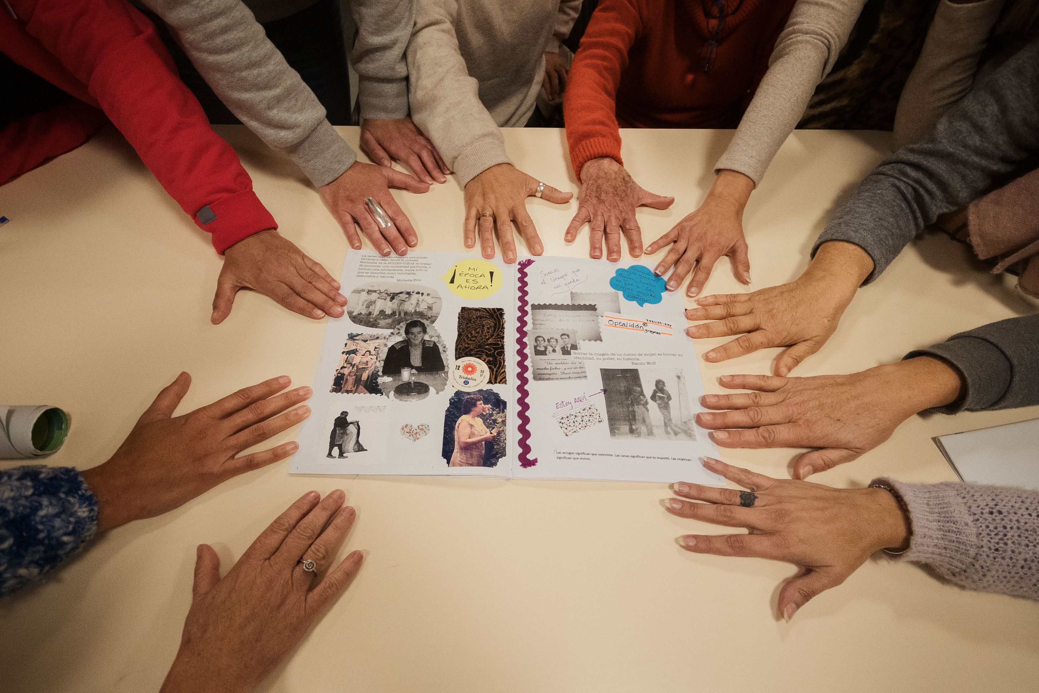 Viejazine, el fanzine creado por la asociación feminista Kódigo malva en Chiclana para repensar la situación de las mujeres viejas. 