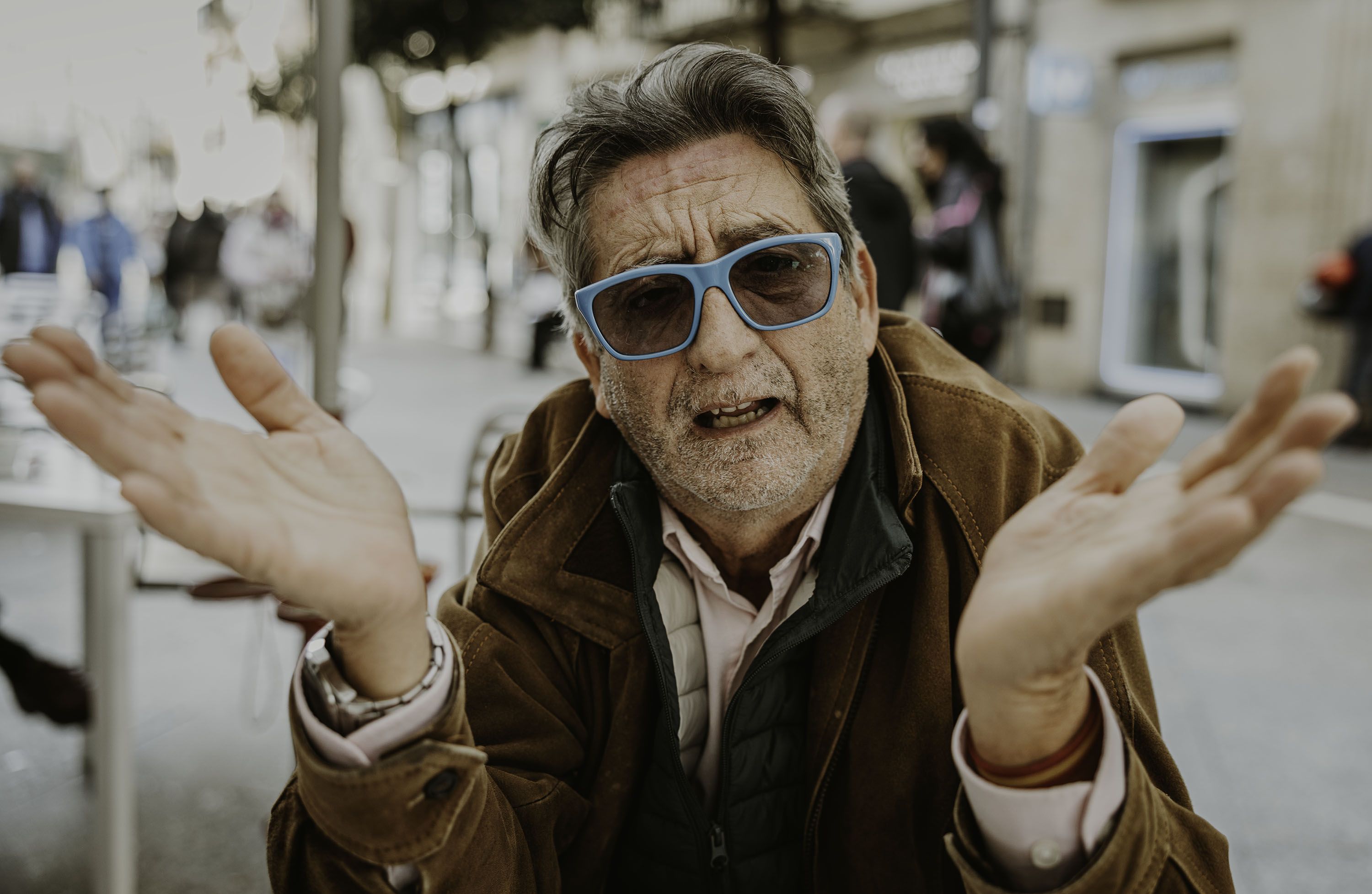 El ex director de Onda Jerez durante la conversación.     ESTEBAN
