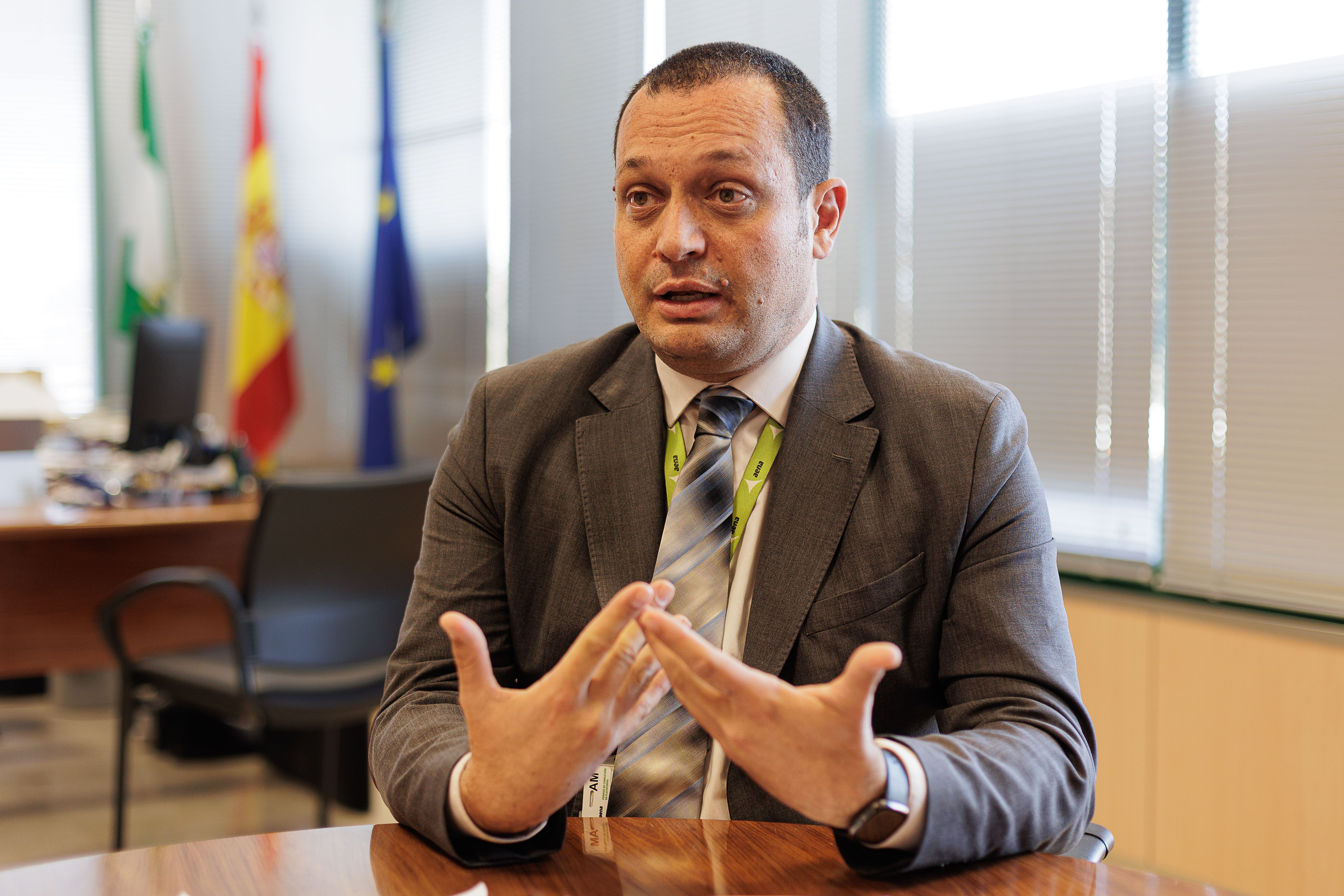 Iván Rodríguez durante la entrevista.     JUAN CARLOS TORO