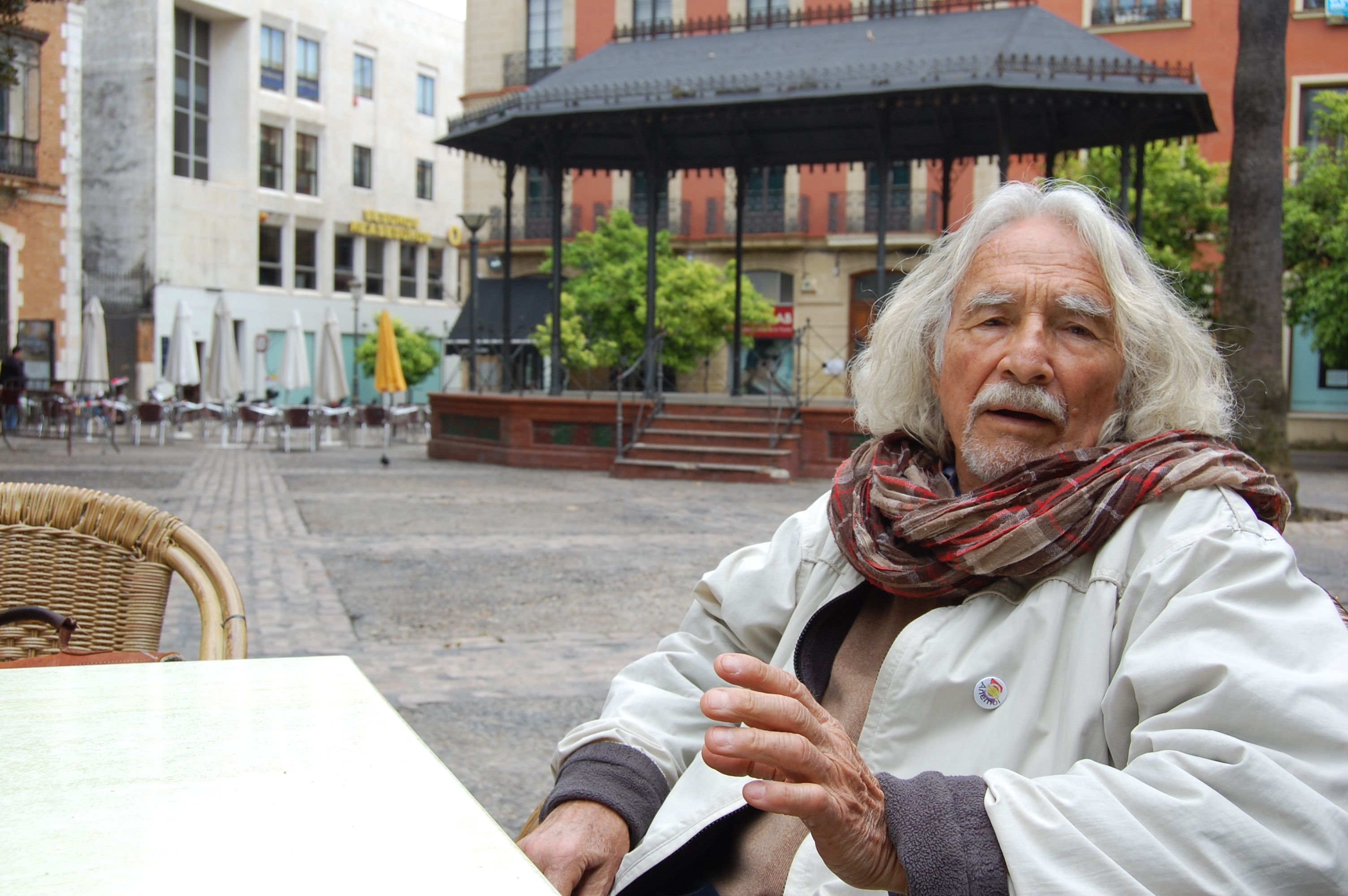 El abogado Hugo Gómez, durante una entrevista con lavozdelsur.es.