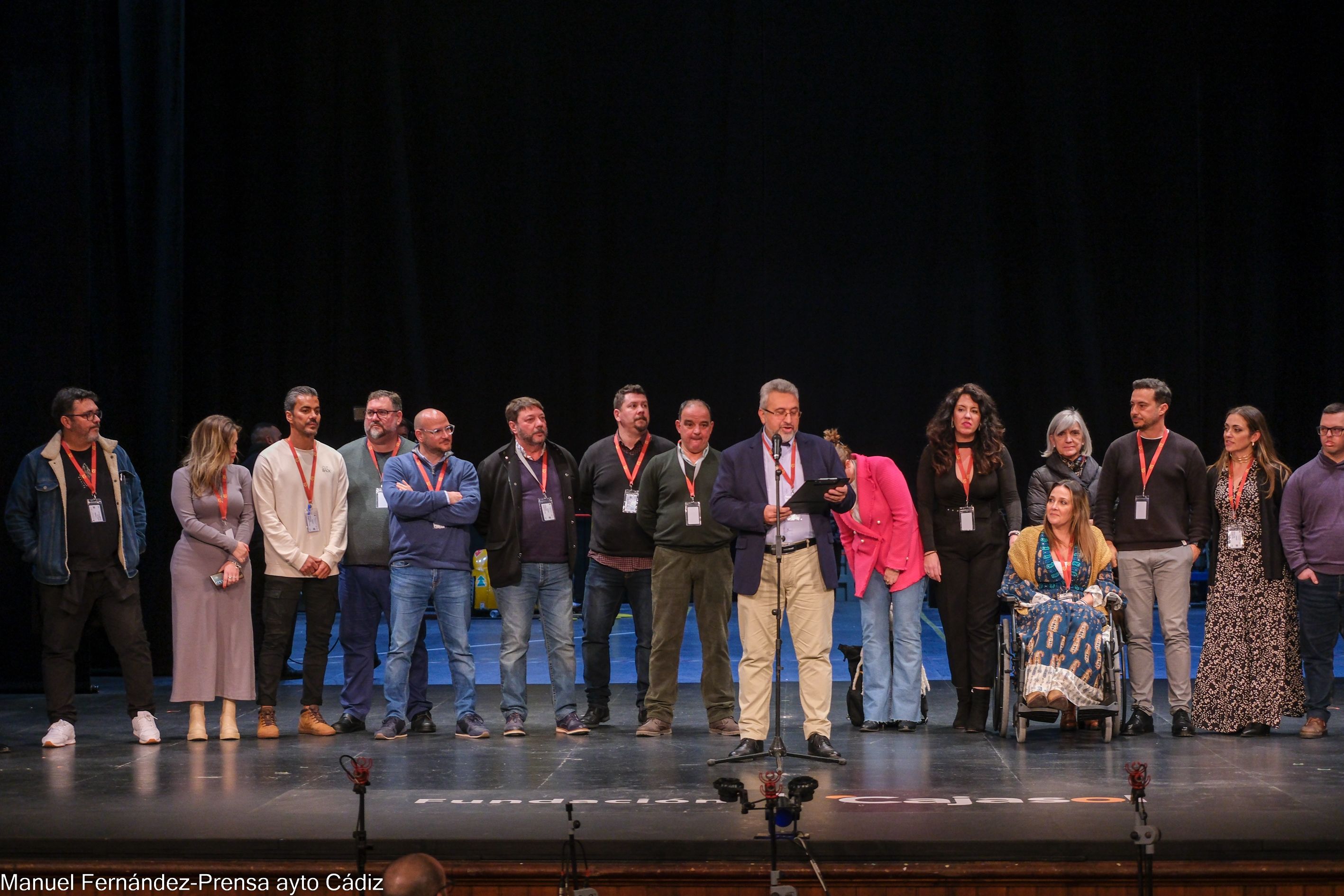 El jurado del Concurso del Falla, durante la lectura de un fallo en la pasada edición.